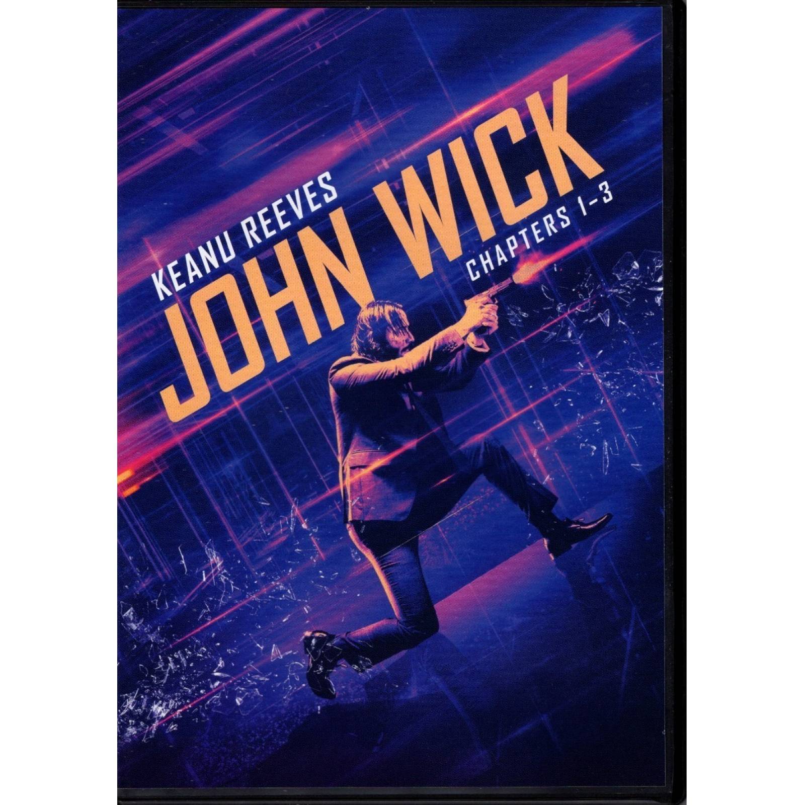 John Wick 1 2 3 Trilogia Peliculas Dvd