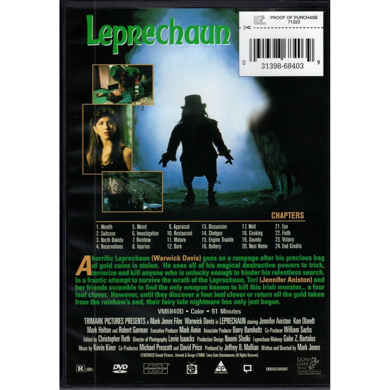 Leprechaun El Duende Maldito 1993 Pelicula Dvd