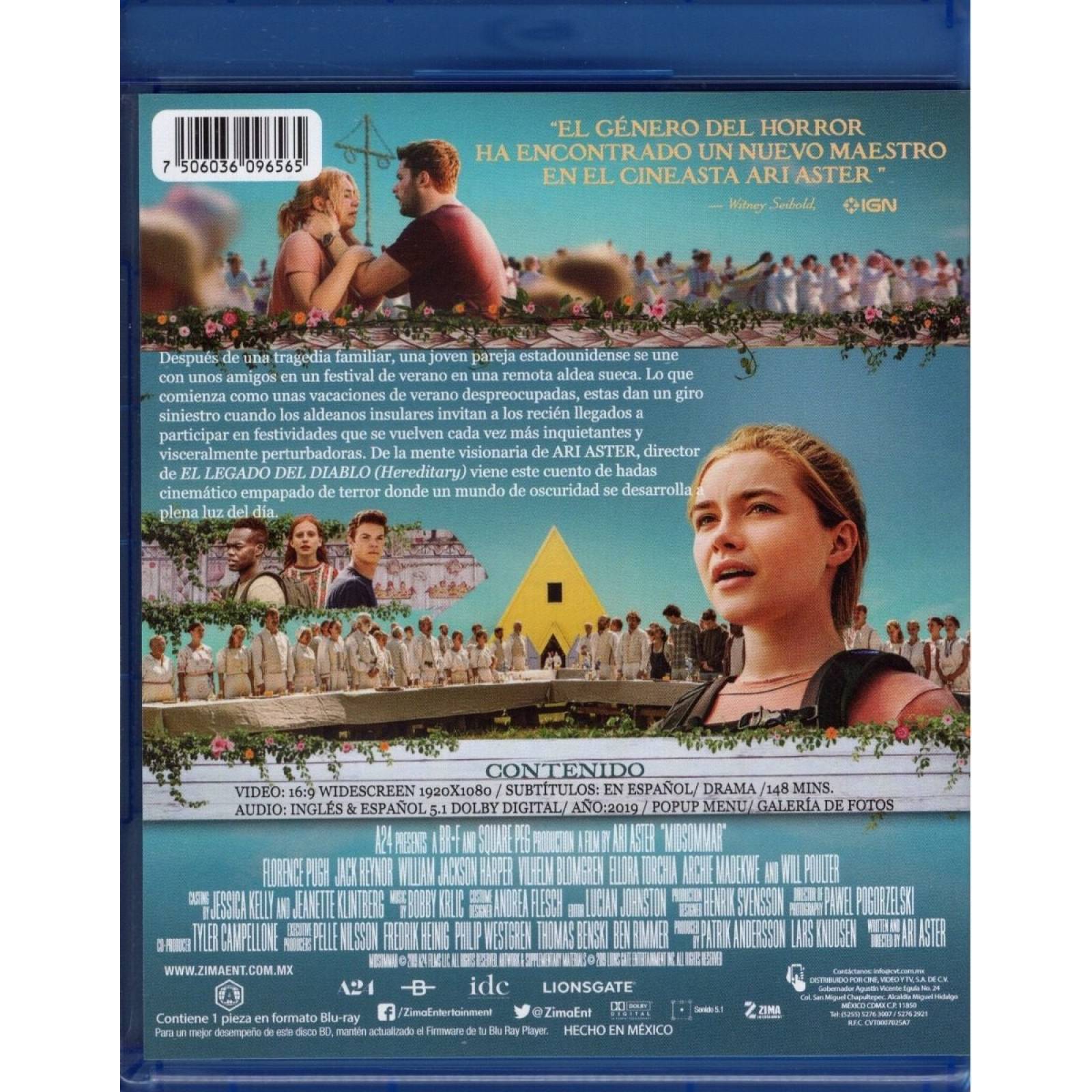 Midsommar El Terror No Espera La Noche Pelicula Blu-ray