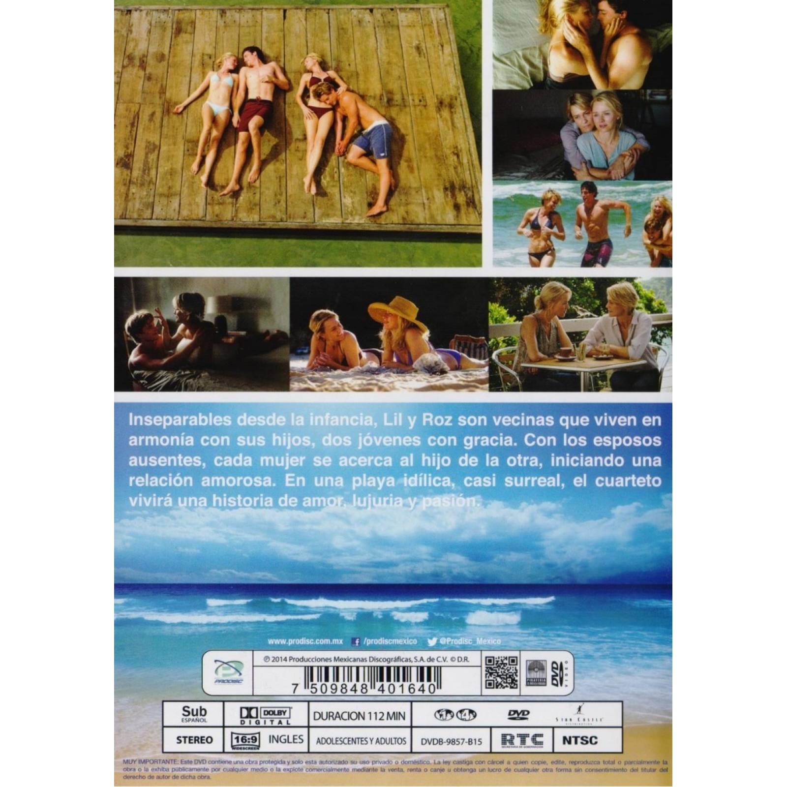Adore La Piel Del Deseo Naomi Watts Pelicula Dvd