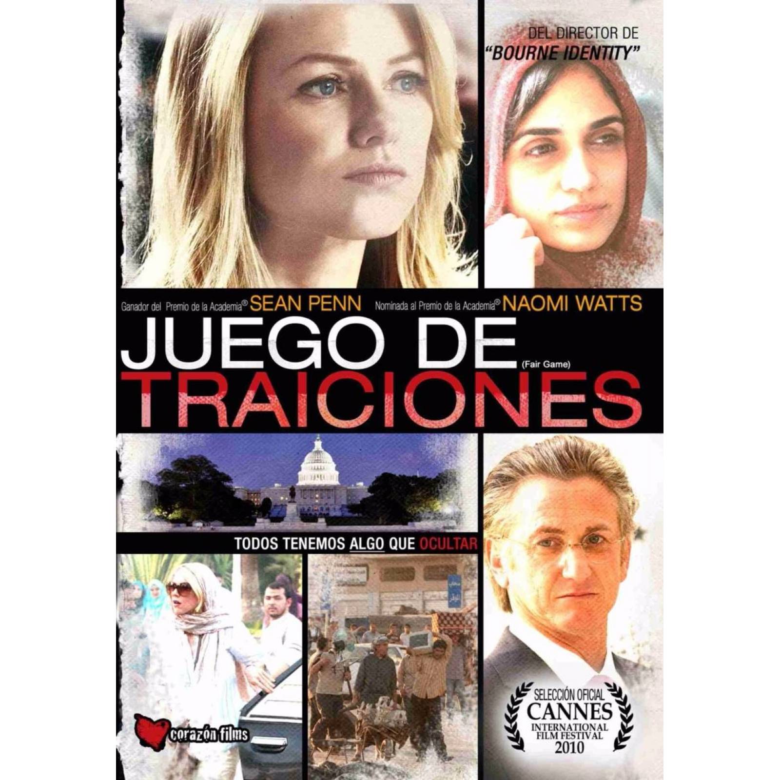 Juego De Traiciones Fair Game Naomi Watts Pelicula Dvd