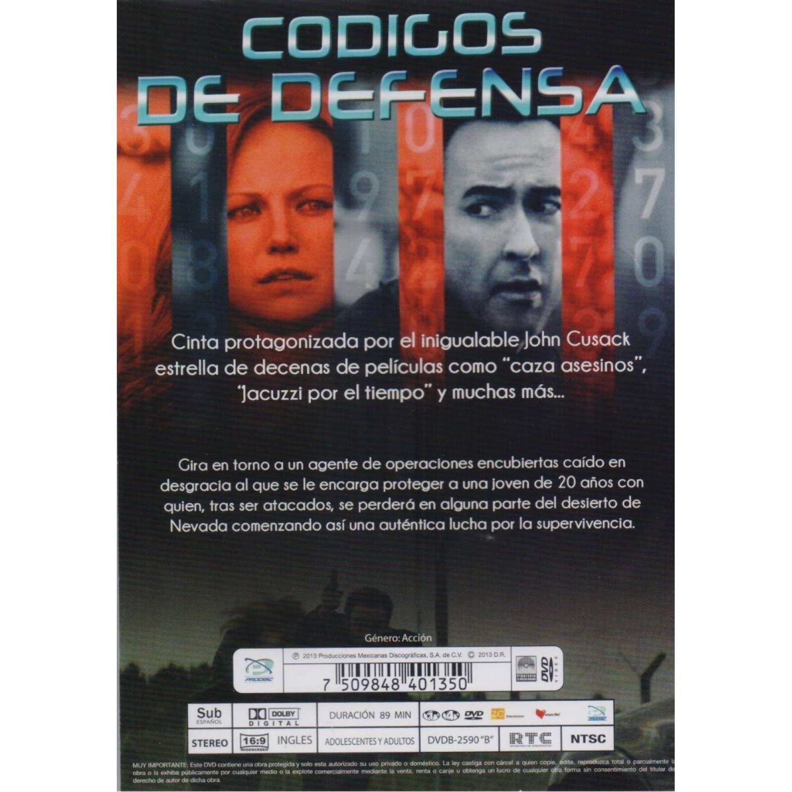 Codigos De Defensa John Cusack Pelicula Dvd
