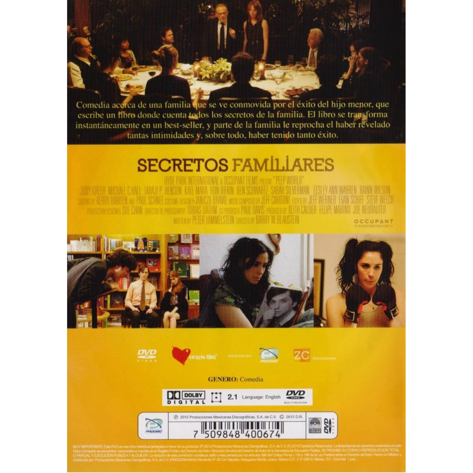 Secretos Familiares Peep Wolrd Judy Greer Pelicula Dvd