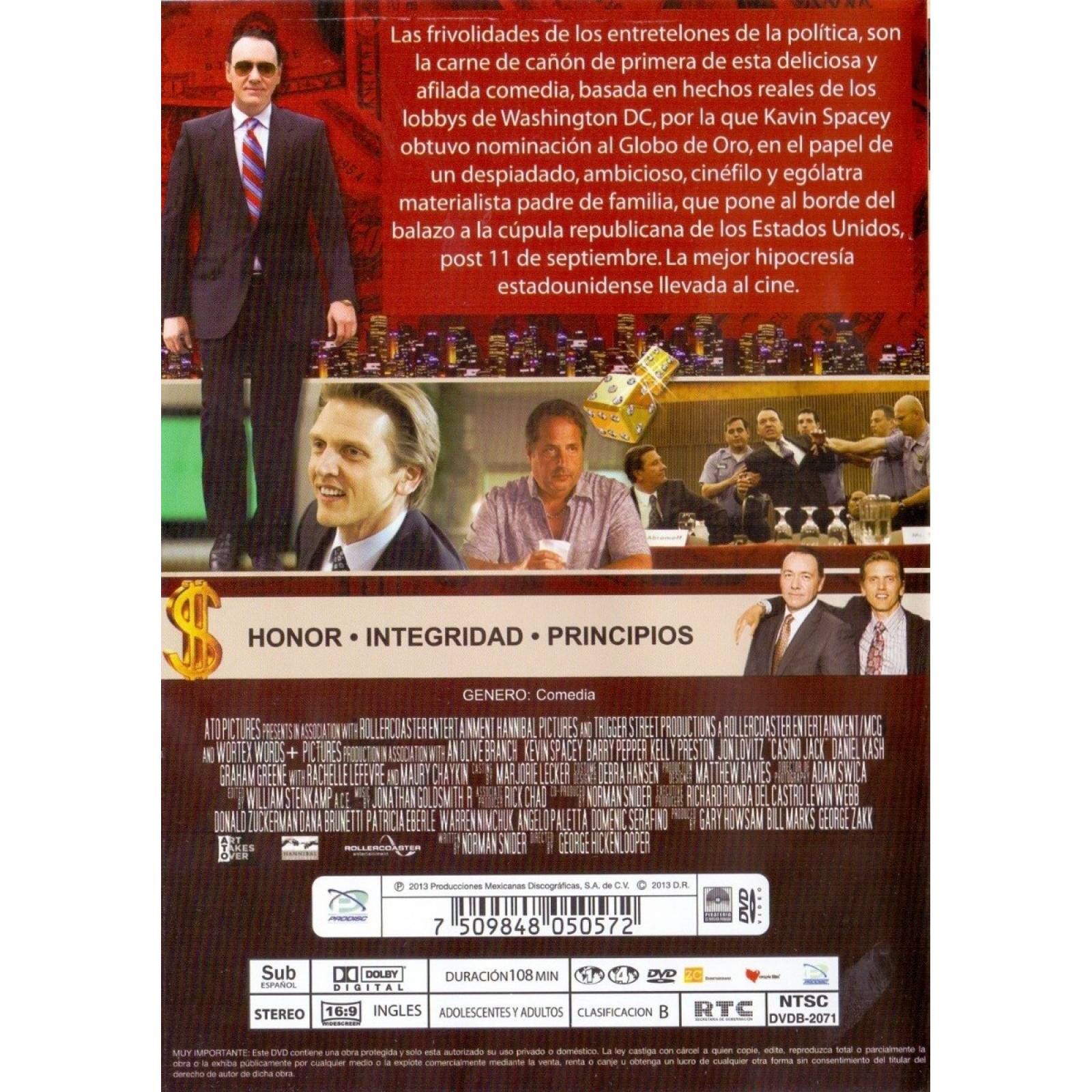 Casino Jack Kevin Spacey Pelicula Dvd