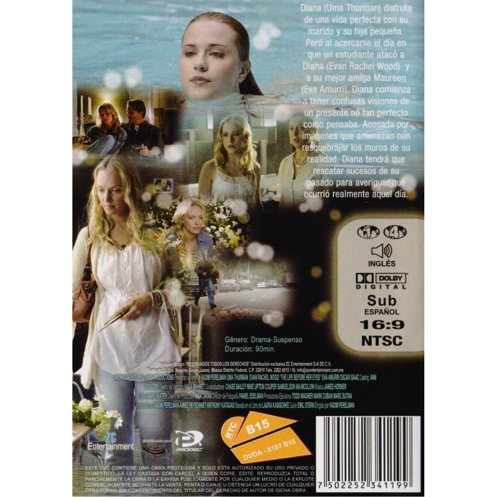 La Vida Ante Sus Ojos Uma Thurman Pelicula Dvd