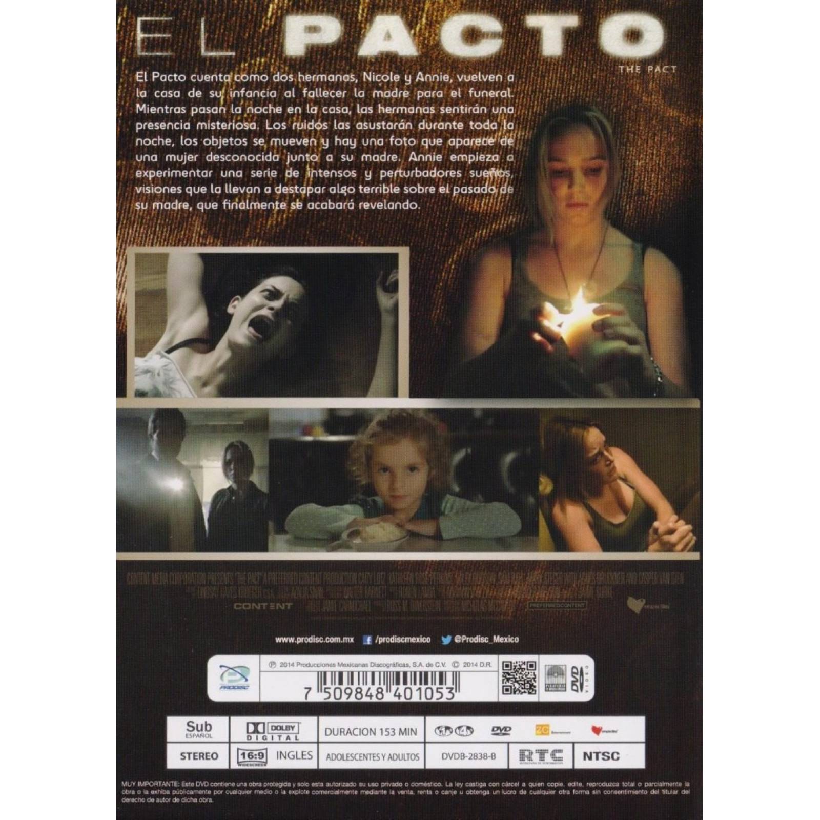 El Pacto The Pact Caity Lotz Pelicula Dvd