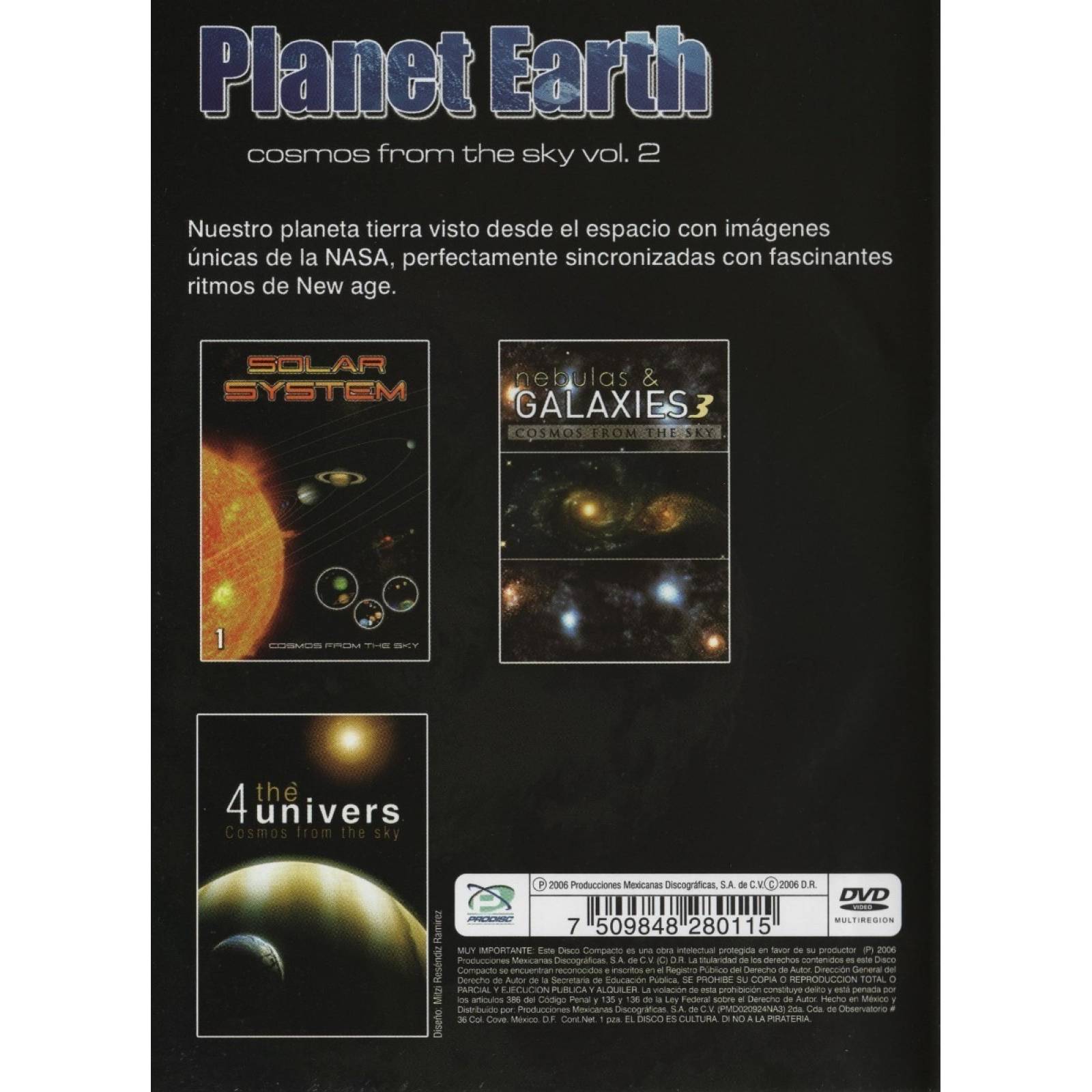 Planeta Tierra Cosmos Desde El Cielo Nasa Documental Dvd