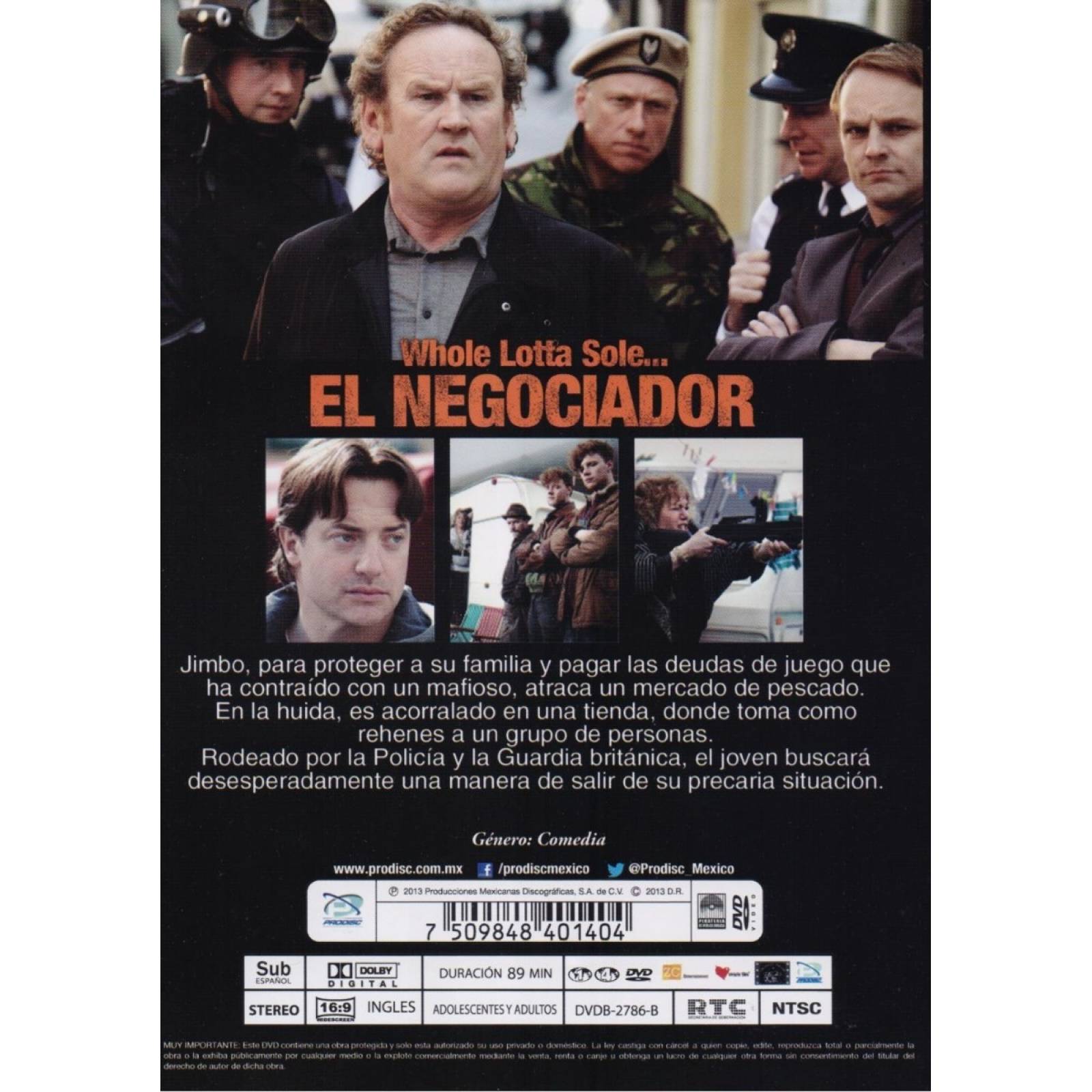 El Negociador Brendan Fraser Pelicula Dvd