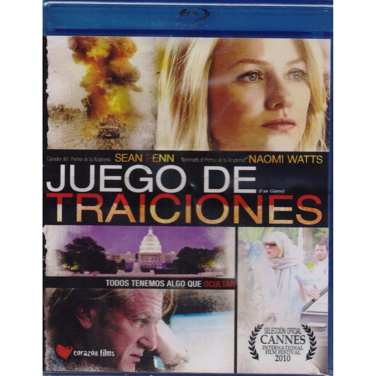 Juego De Traiciones Fair Game Naomi Watts Pelicula Blu-ray