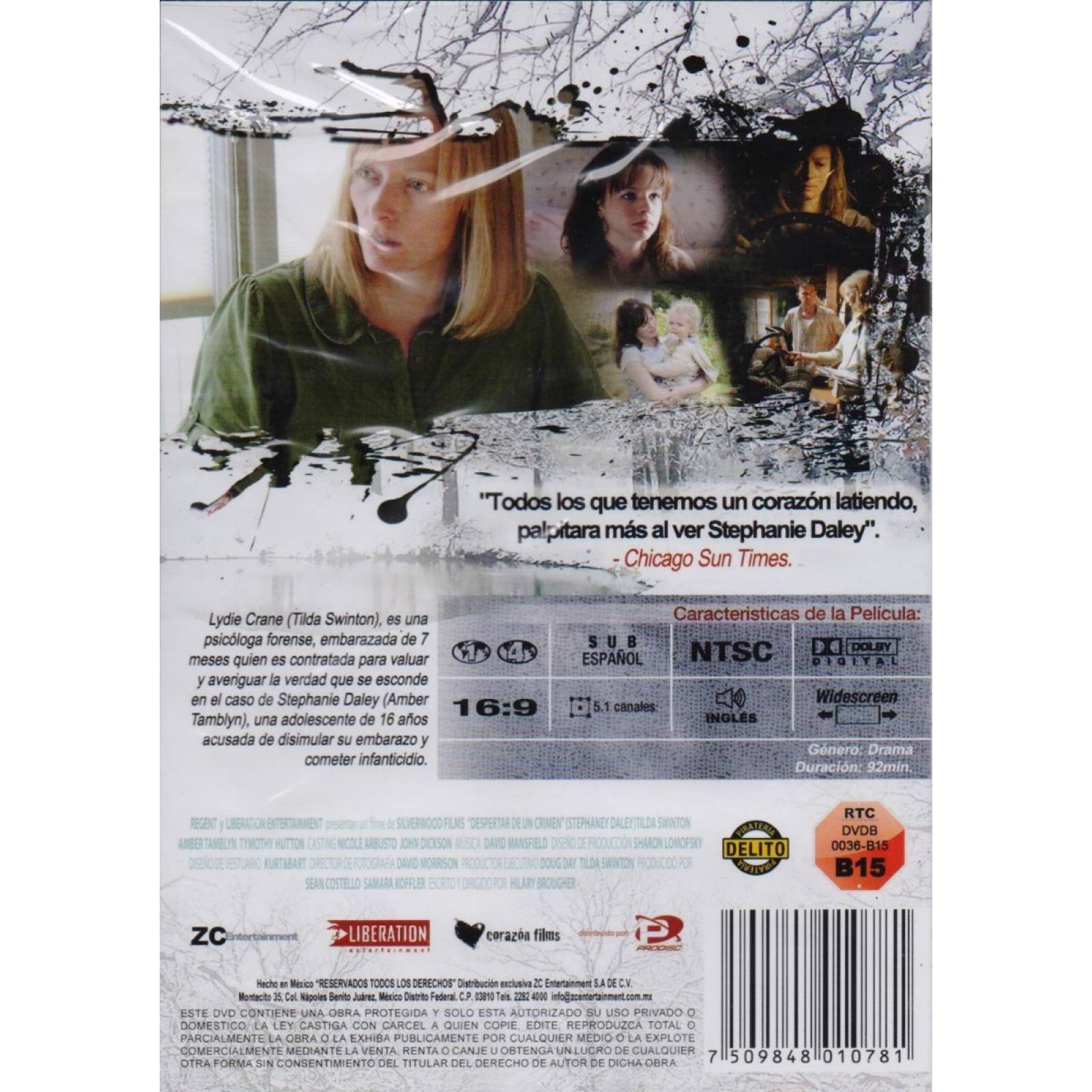 Despertar De Un Crimen Stephaney Daley Pelicula Dvd