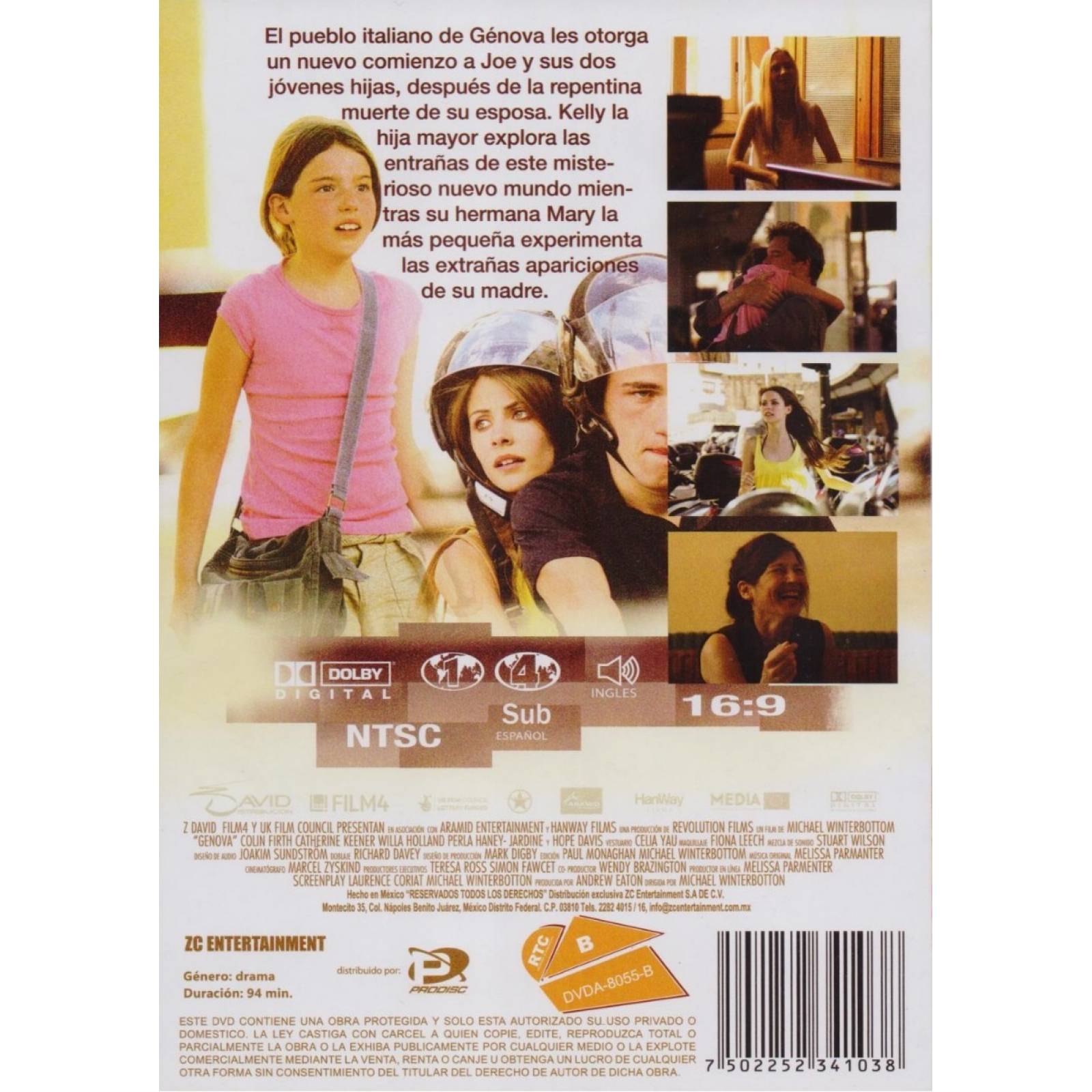 Genova Michael Winterbottom Pelicula Dvd