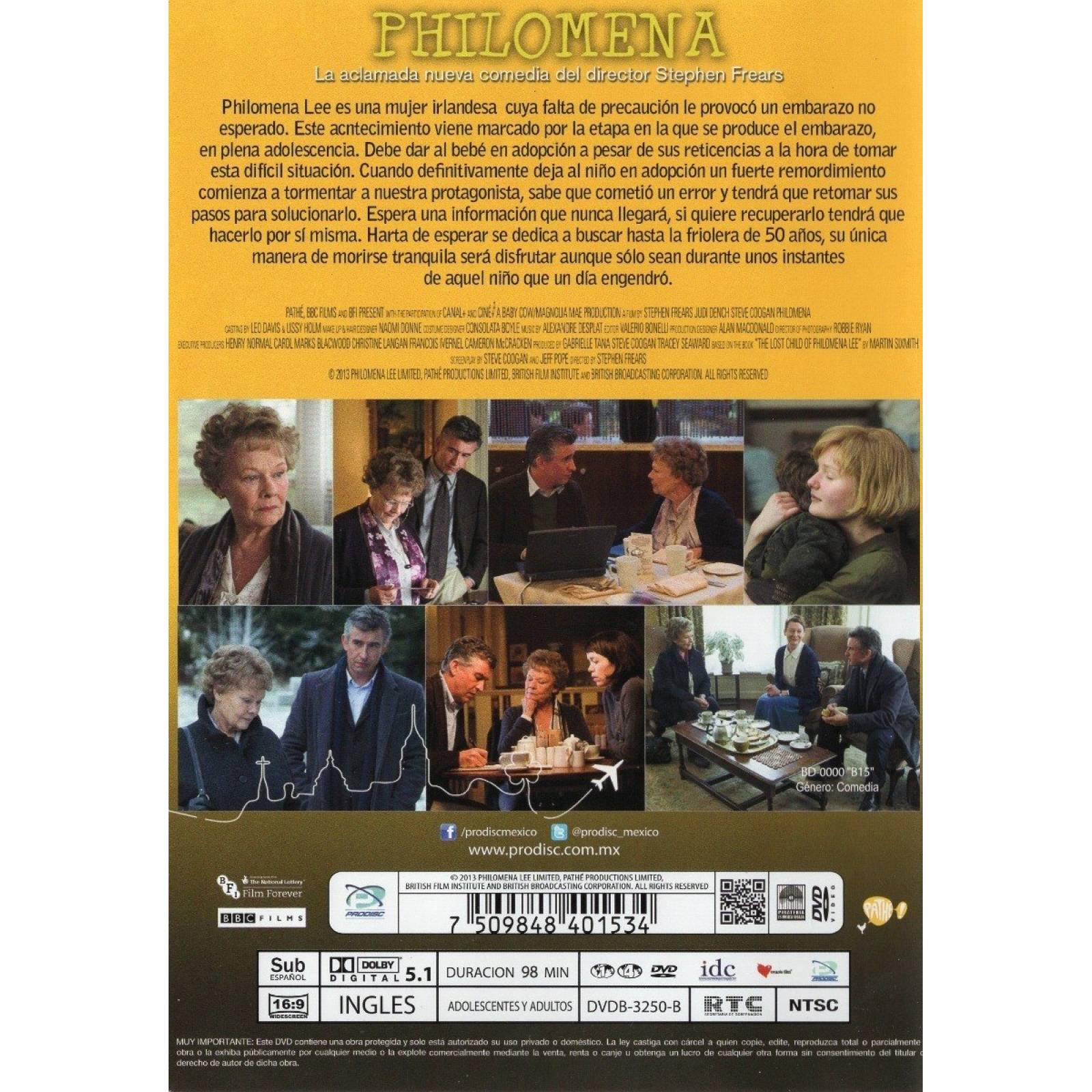 Philomena Stephen Frears Pelicula Dvd