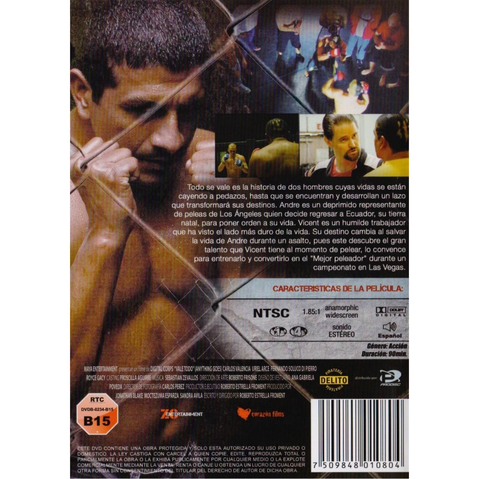Todo Se Vale Anything Goes Royce Gracie Pelicula Dvd