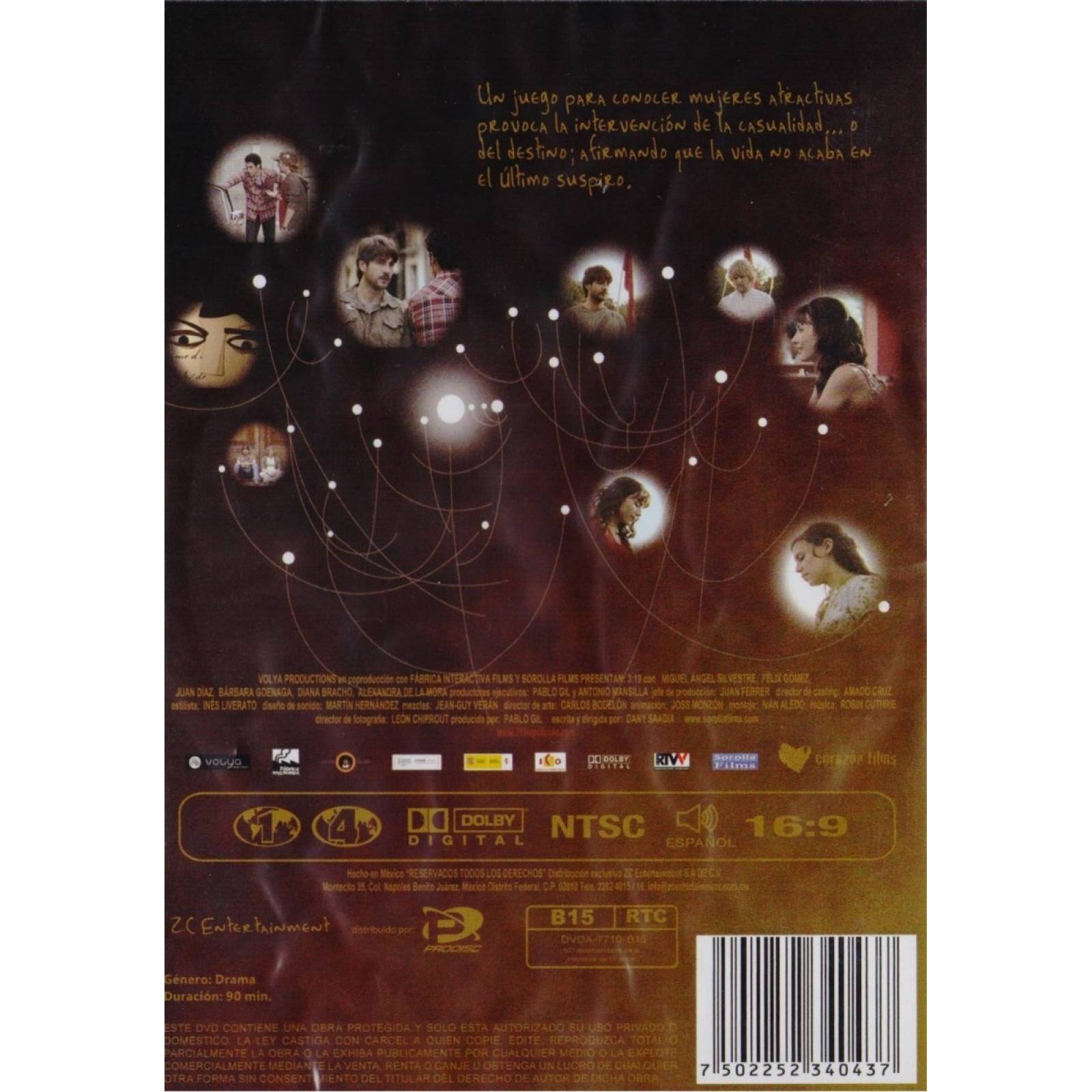 3 : 19 Tres Diecinueve Miguel Angel Silvestre Pelicula Dvd