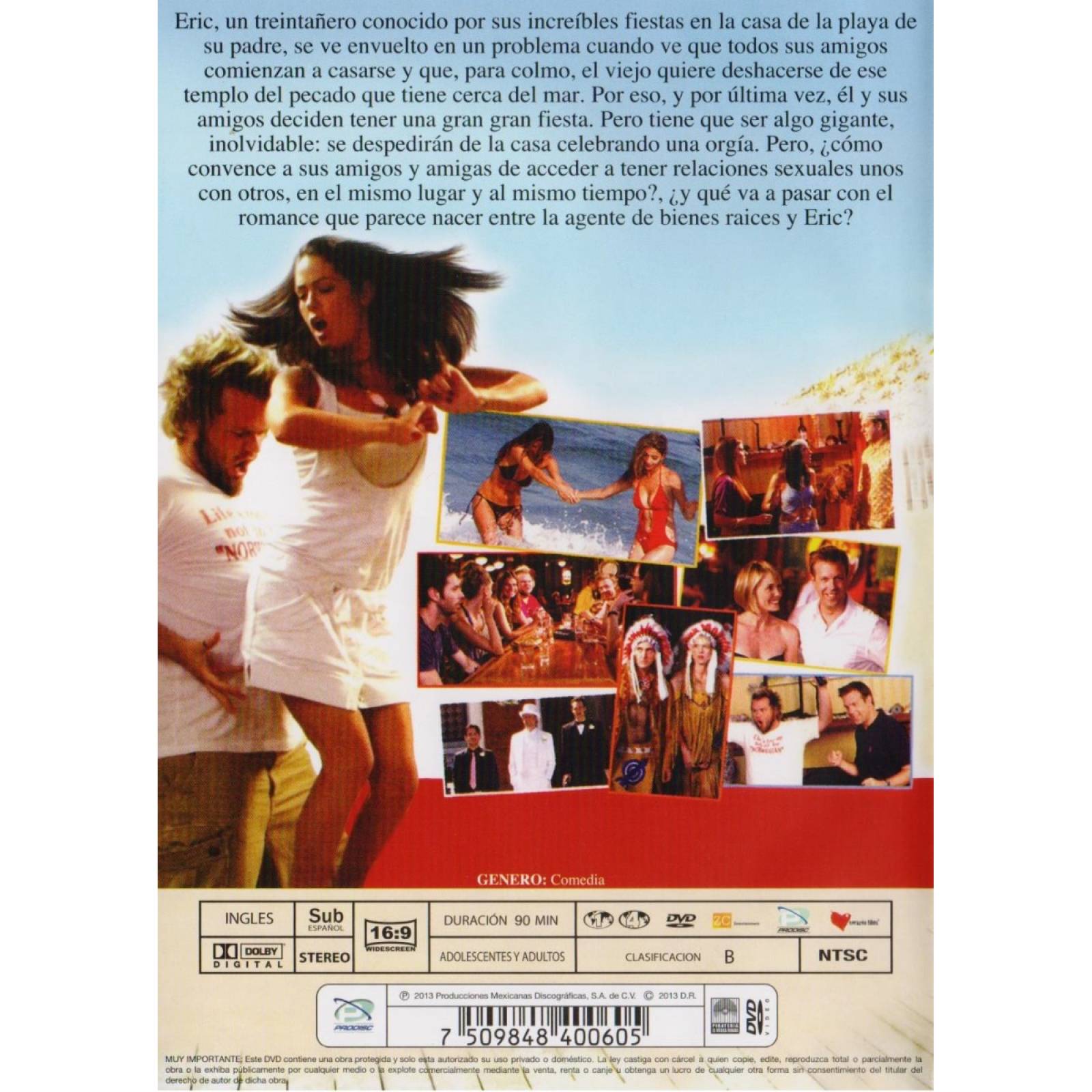 Una Fiesta De Locura A Good Old Fashioned Orgy Pelicula Dvd