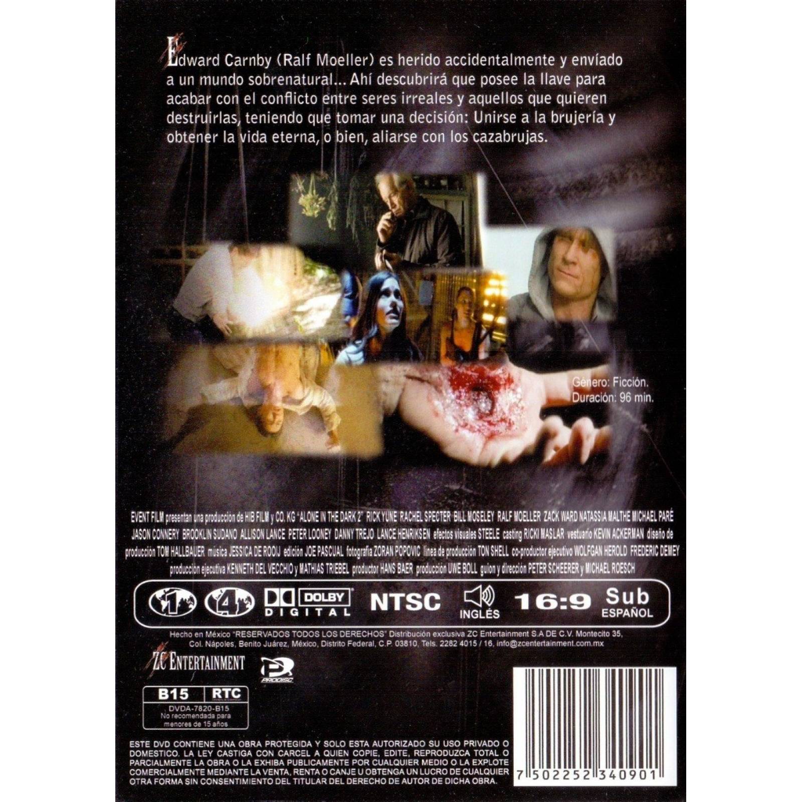 Solo En La Oscuridad 2 Alone In The Dark 2 Pelicula Dvd