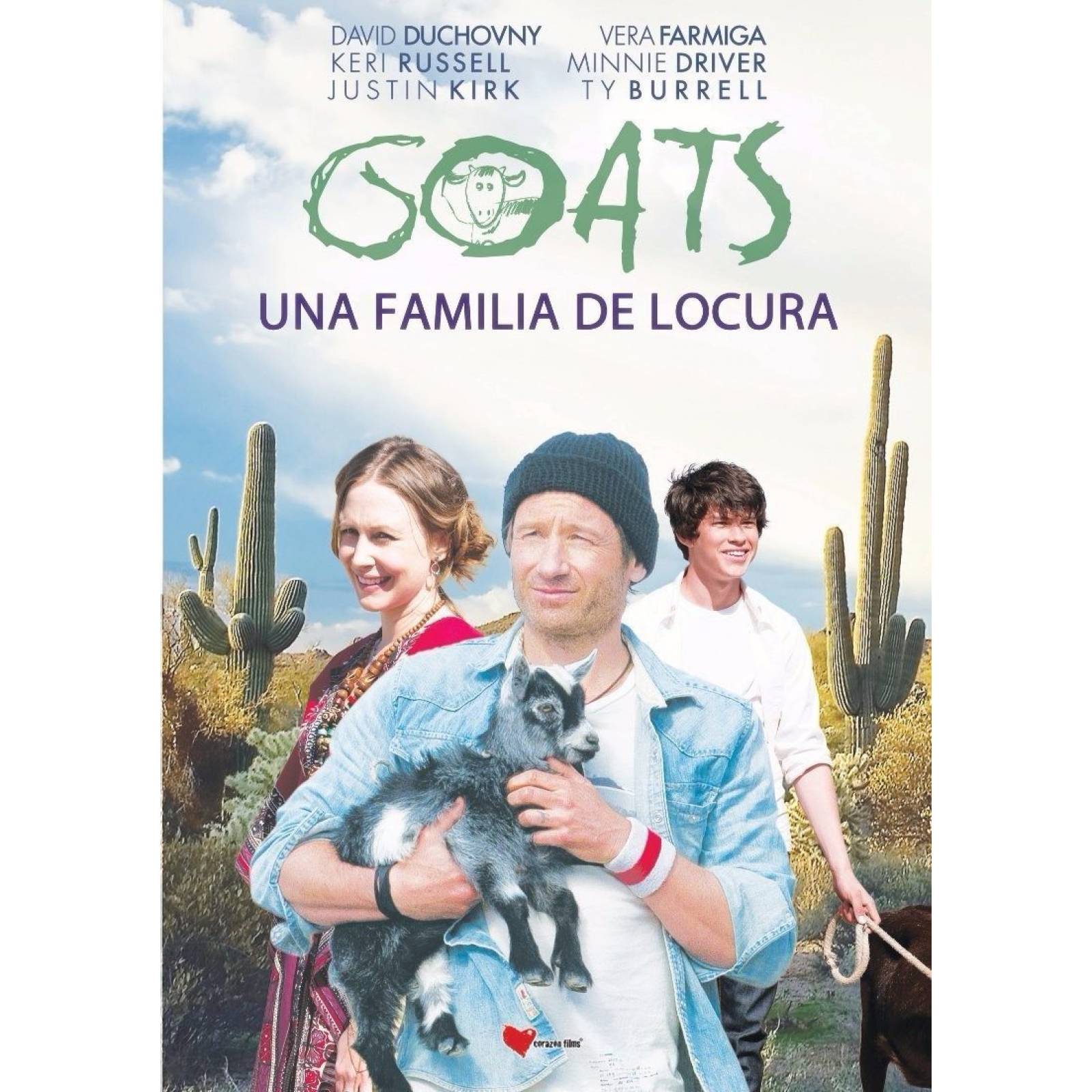 Goats Una Familia De Locura 2012 David Duchovny Pelicula Dvd.