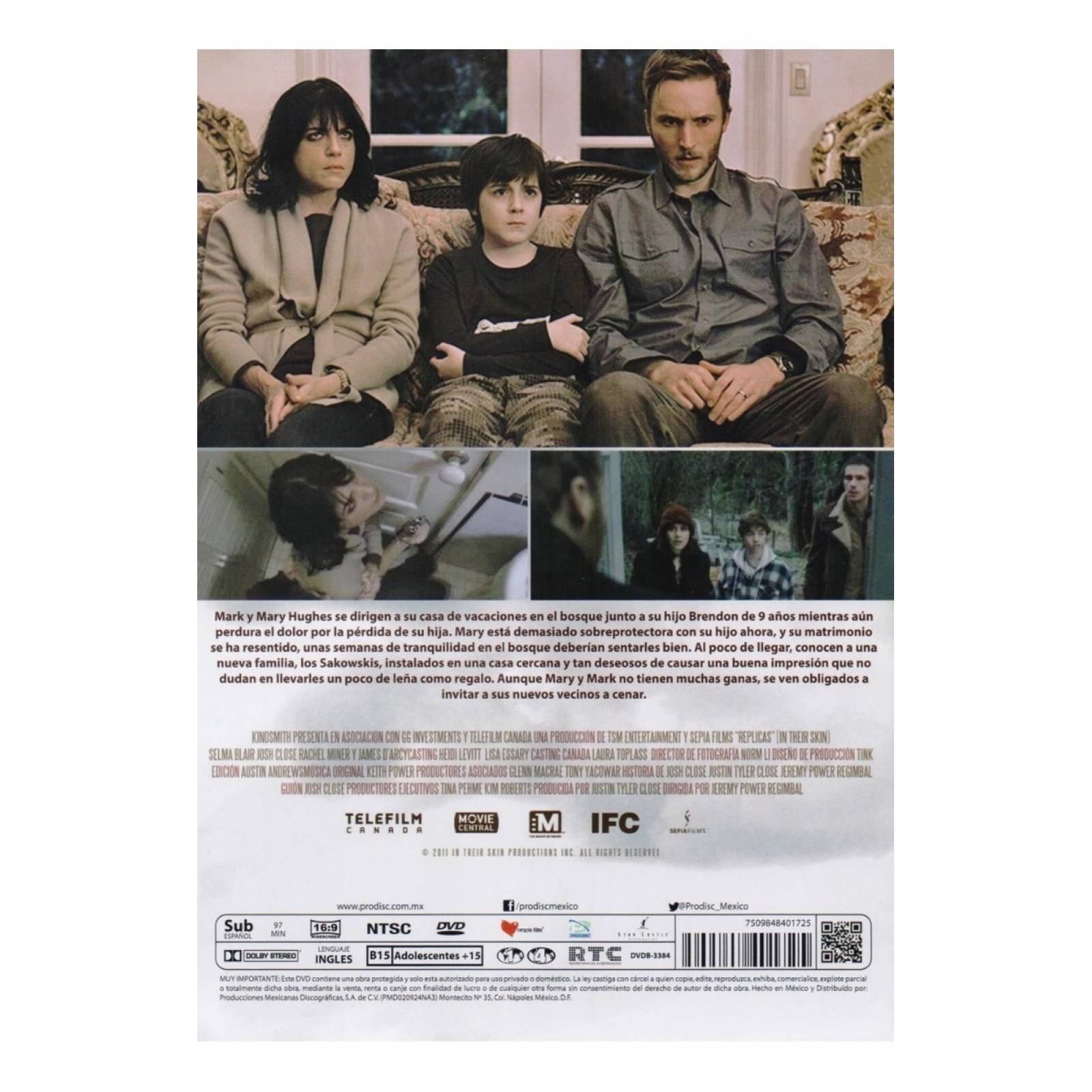 Replicas In Their Skin Selma Blair Pelicula Dvd