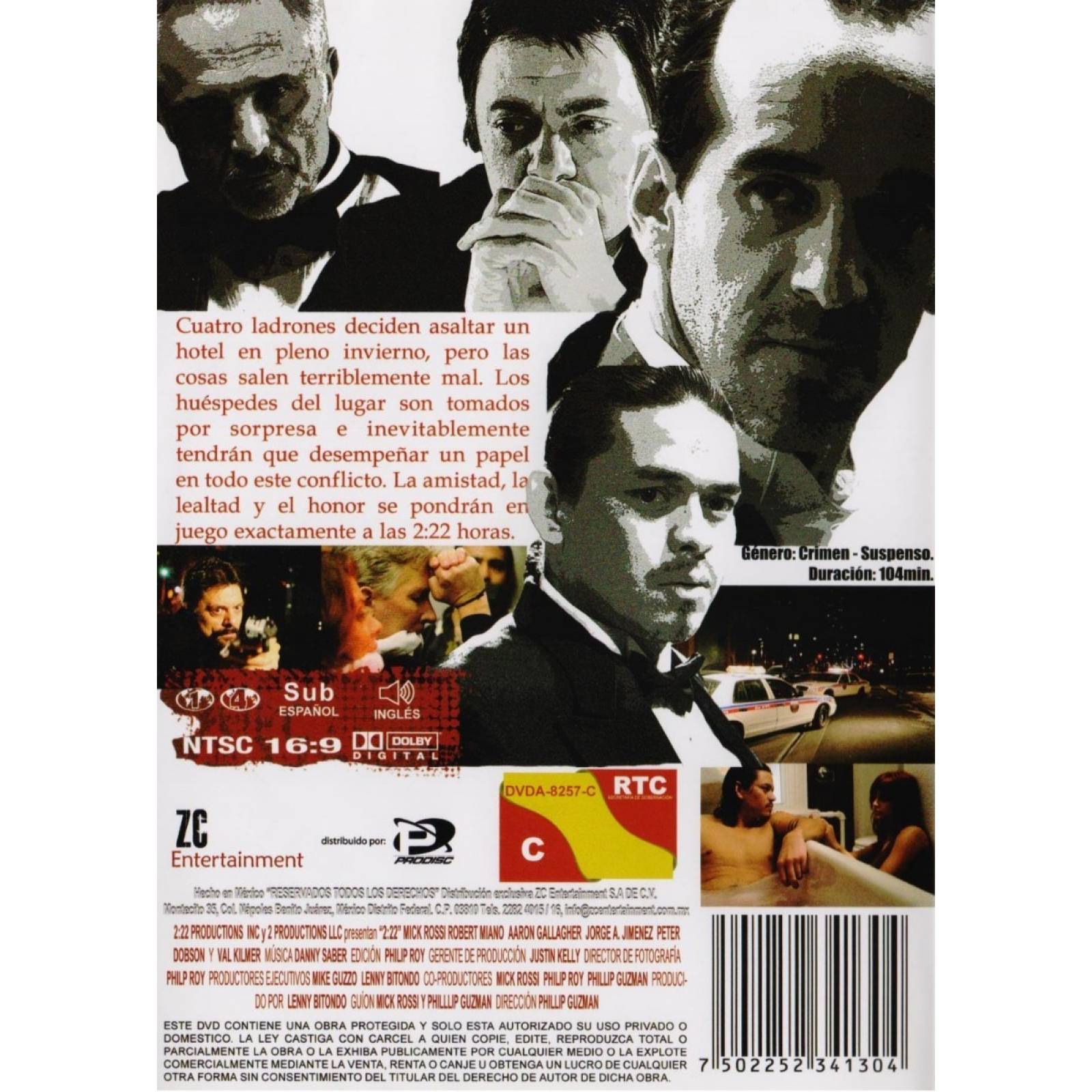 2 : 22 Val Kilmer , Phillip Guzman Pelicula Dvd