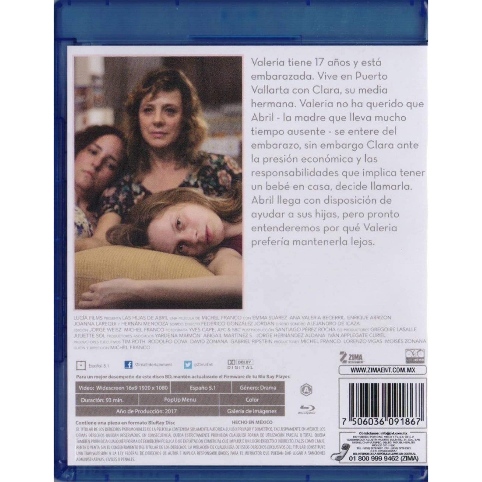 Las Hijas De Abril Michel Franco Pelicula Blu-ray
