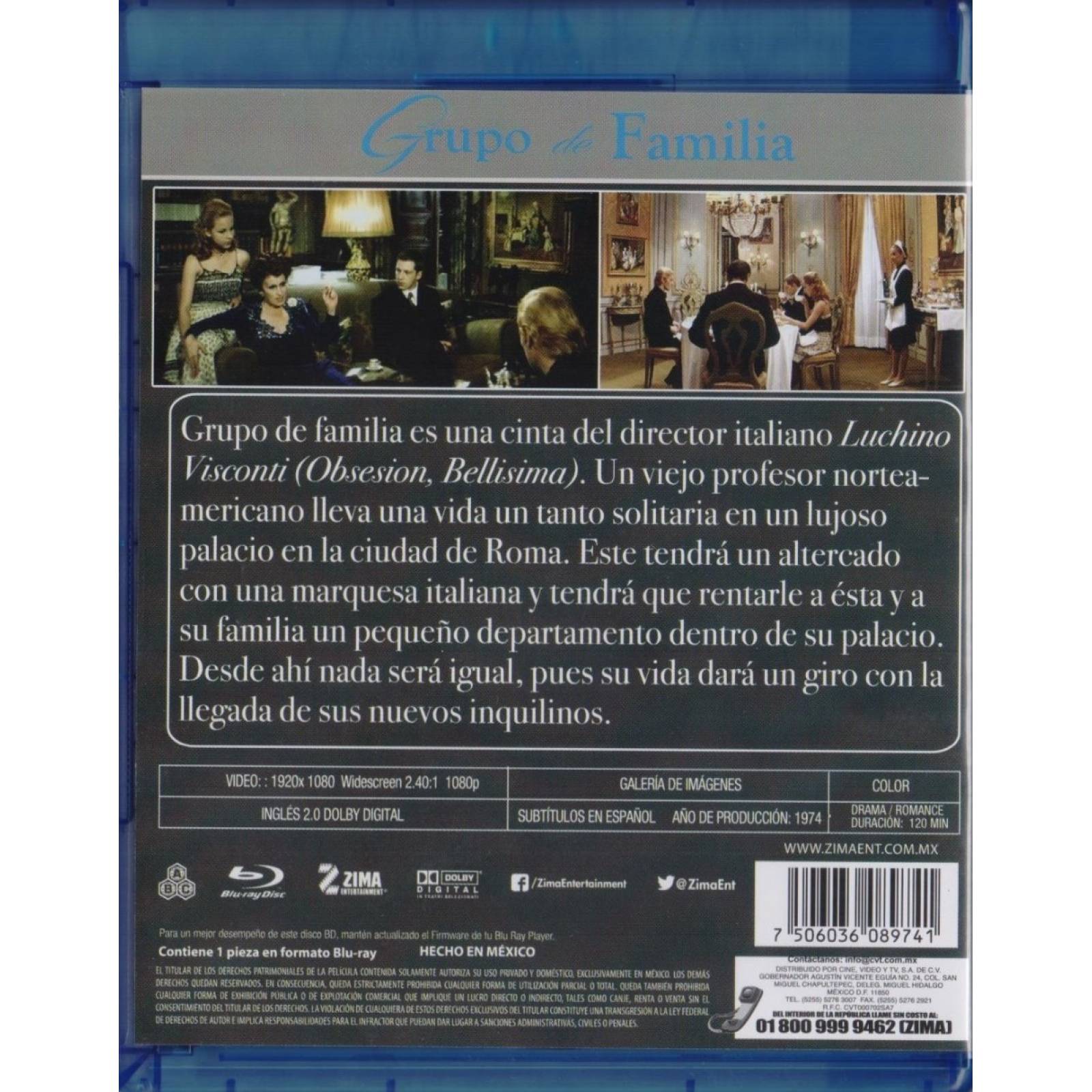 Grupo De Familia Luchino Visconti Pelicula Blu-ray
