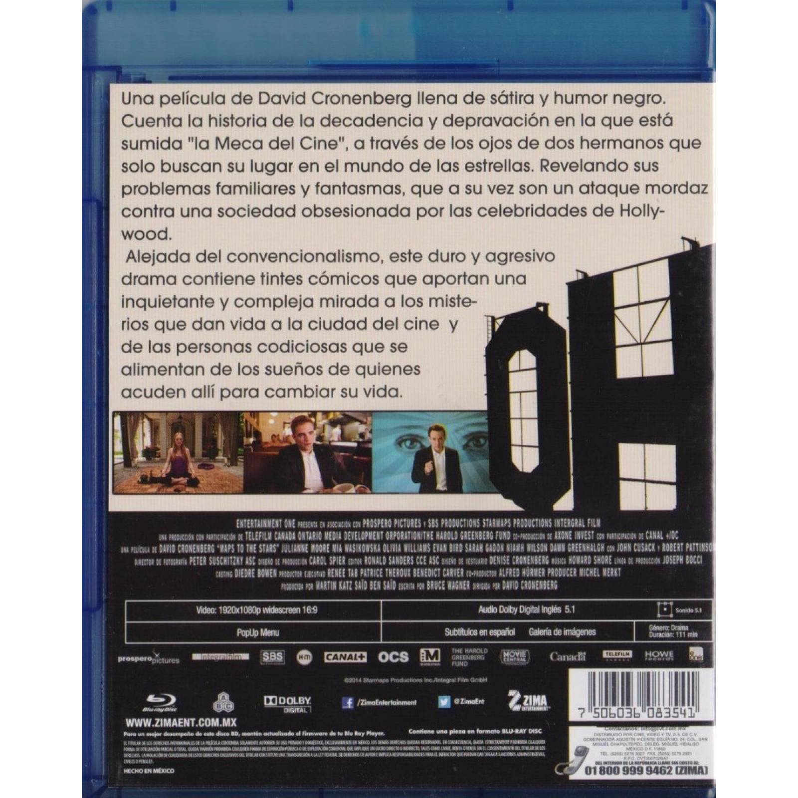 Mapa A Las Estrellas David Cronenberg Pelicula Bluray