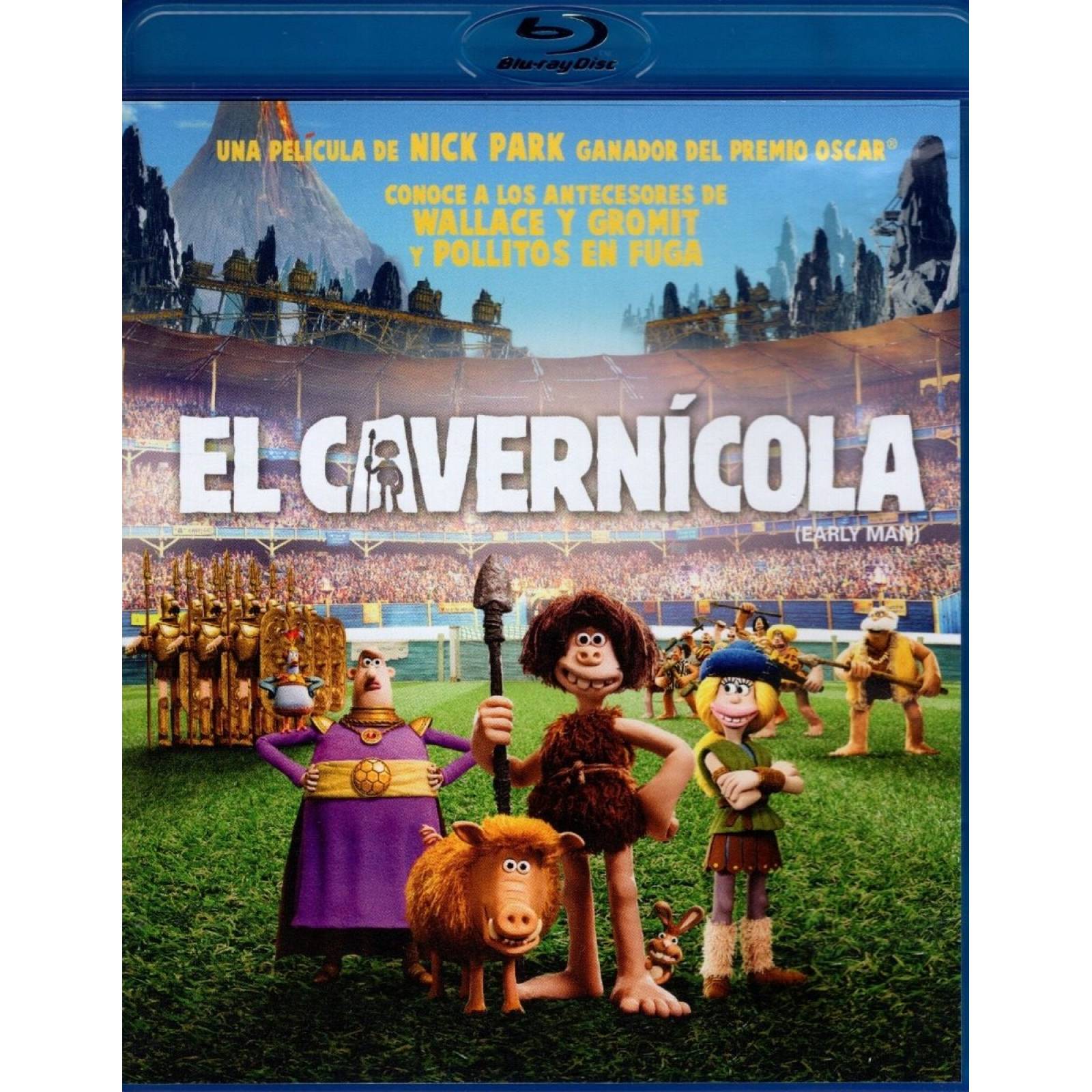 El Cavernicola Early Man Nick Park Pelicula Blu-ray