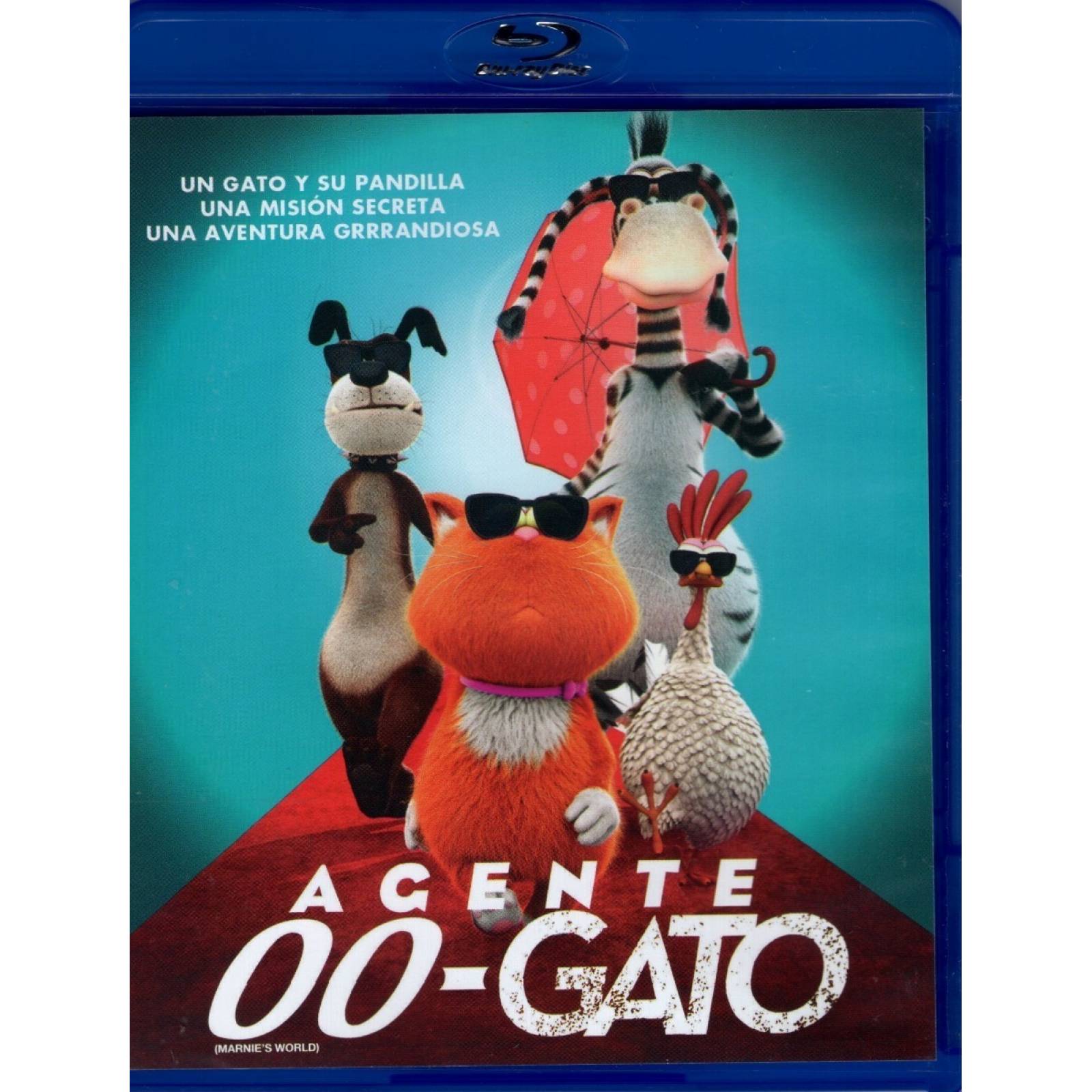 Agente 00-gato Marnies World Pelicula Animada Blu-ray