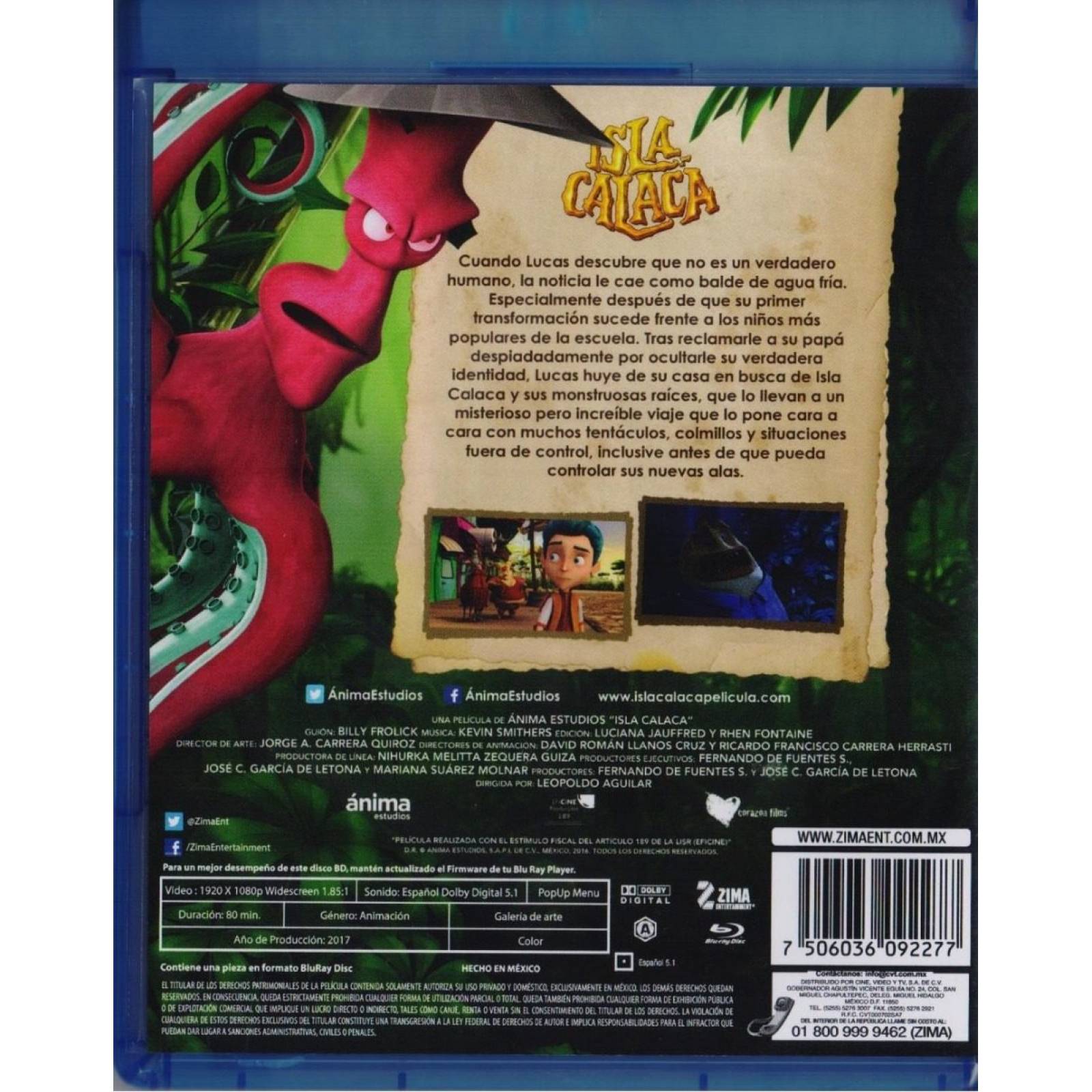 La Isla Calaca Monster Island Pelicula Blu-ray
