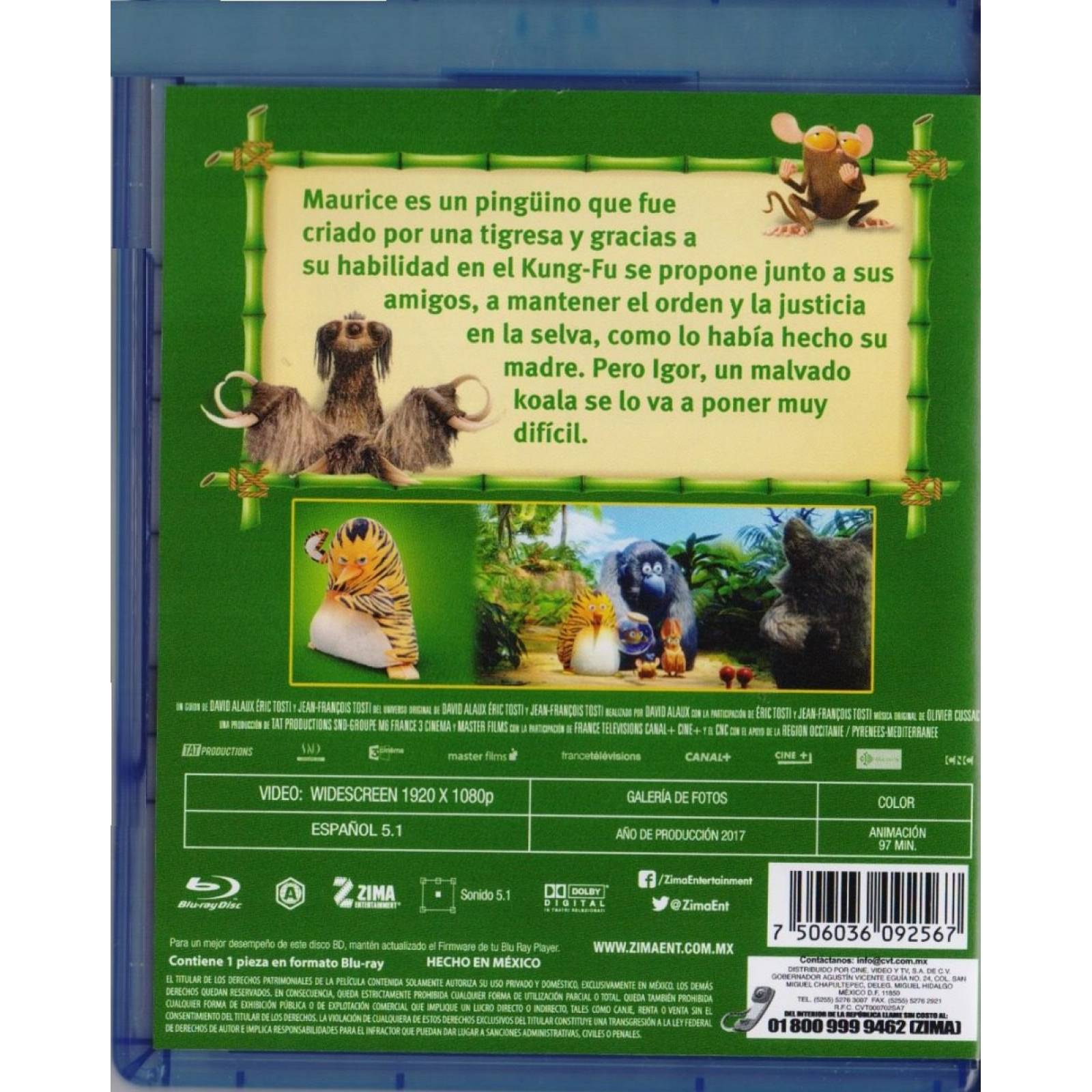 Una Jungla De Locura The Jungle Bunch Pelicula Blu-ray