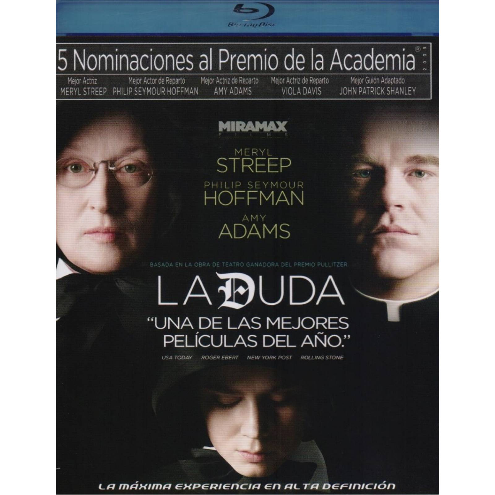 La Duda Doubt Meryl Streep Amy Adams Pelicula Blu-ray