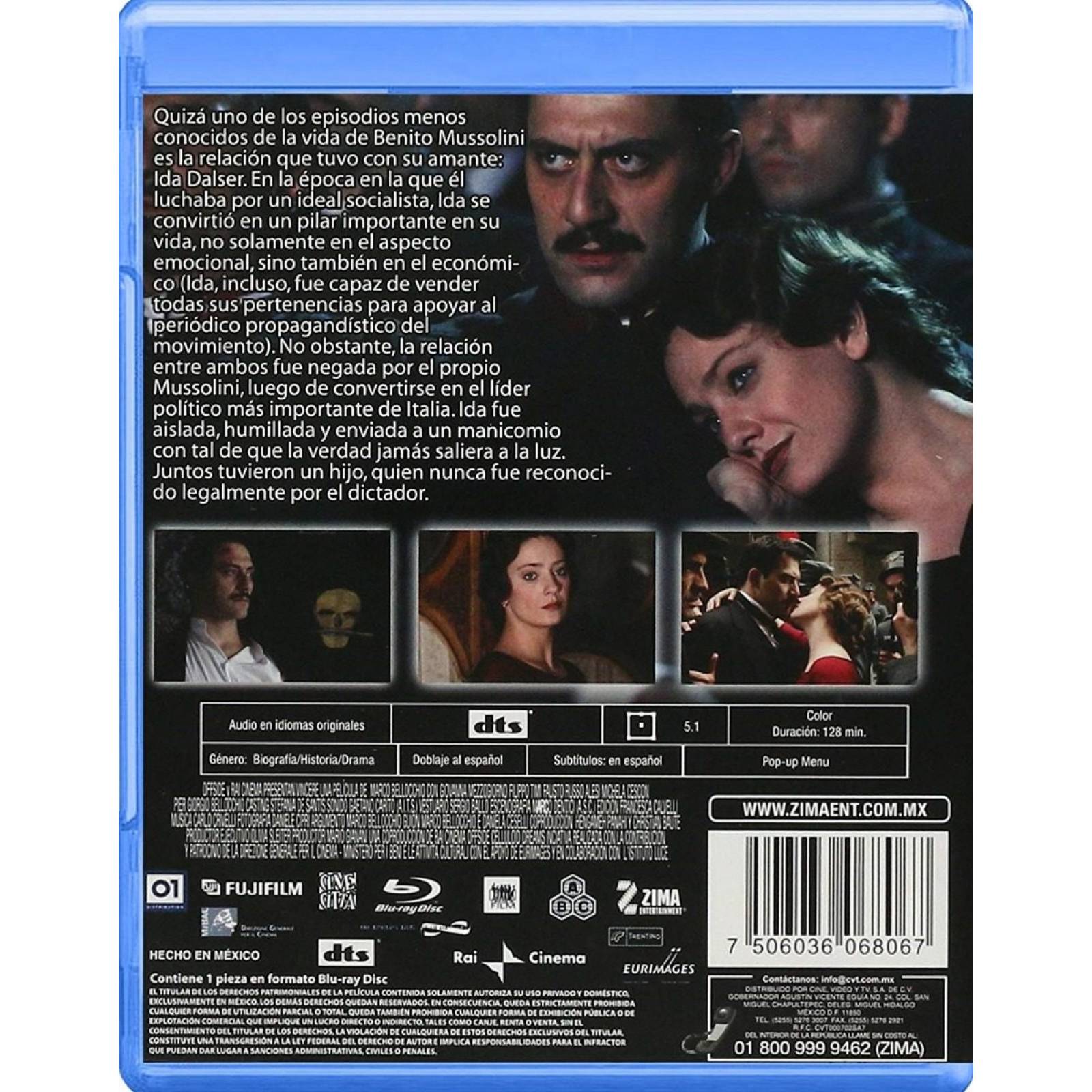 La Amante De Mussolini Marco Bellocchio Pelicula Blu-ray