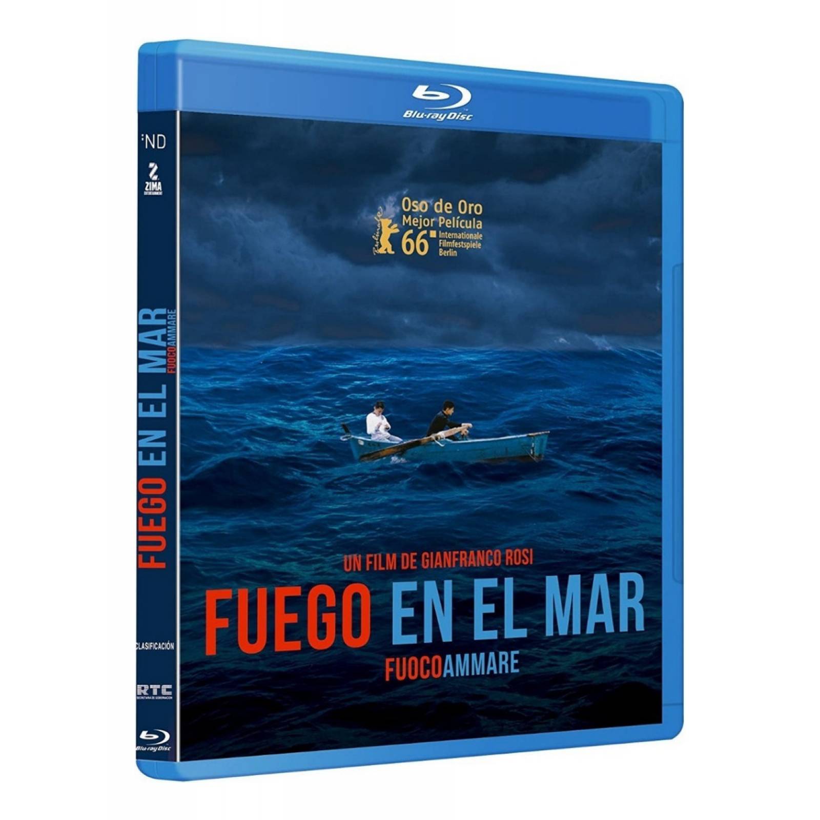 Fuego En El Mar Fuocoammare Gianfranco Rosi Pelicula BluRay