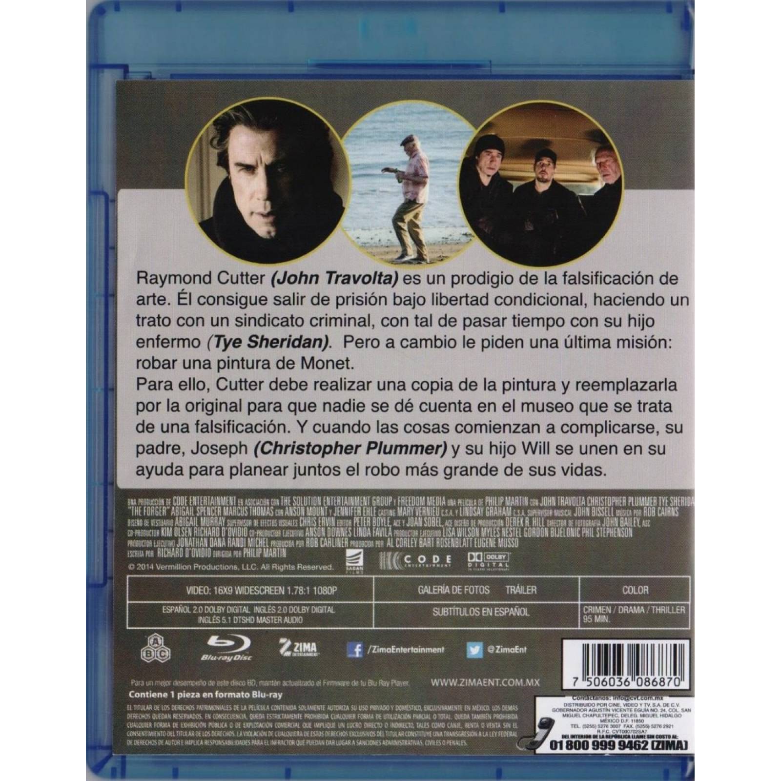 El Gran Impostor The Forger John Travolta Pelicula BluRay