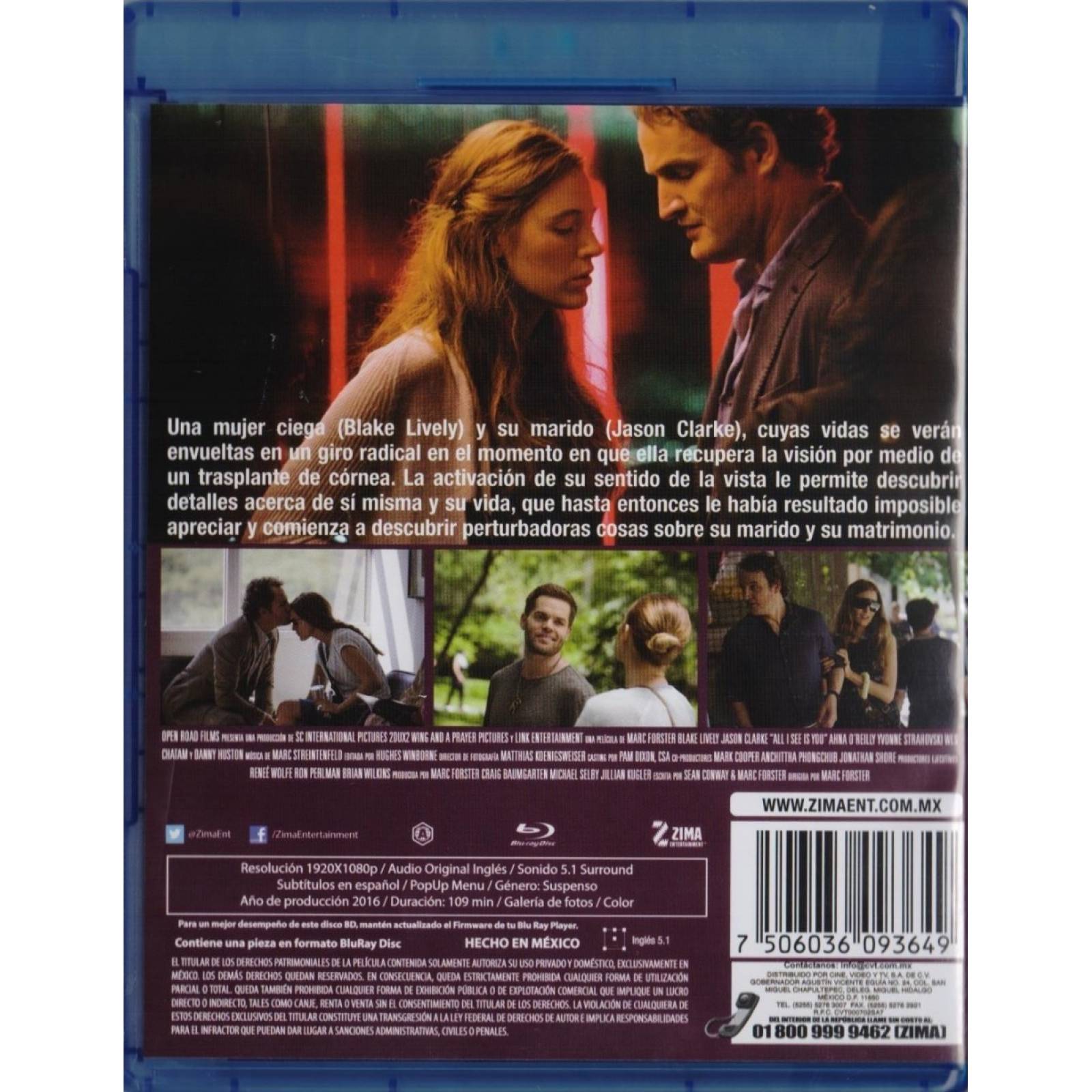 Dame Tus Ojos Blake Lively Pelicula BluRay.