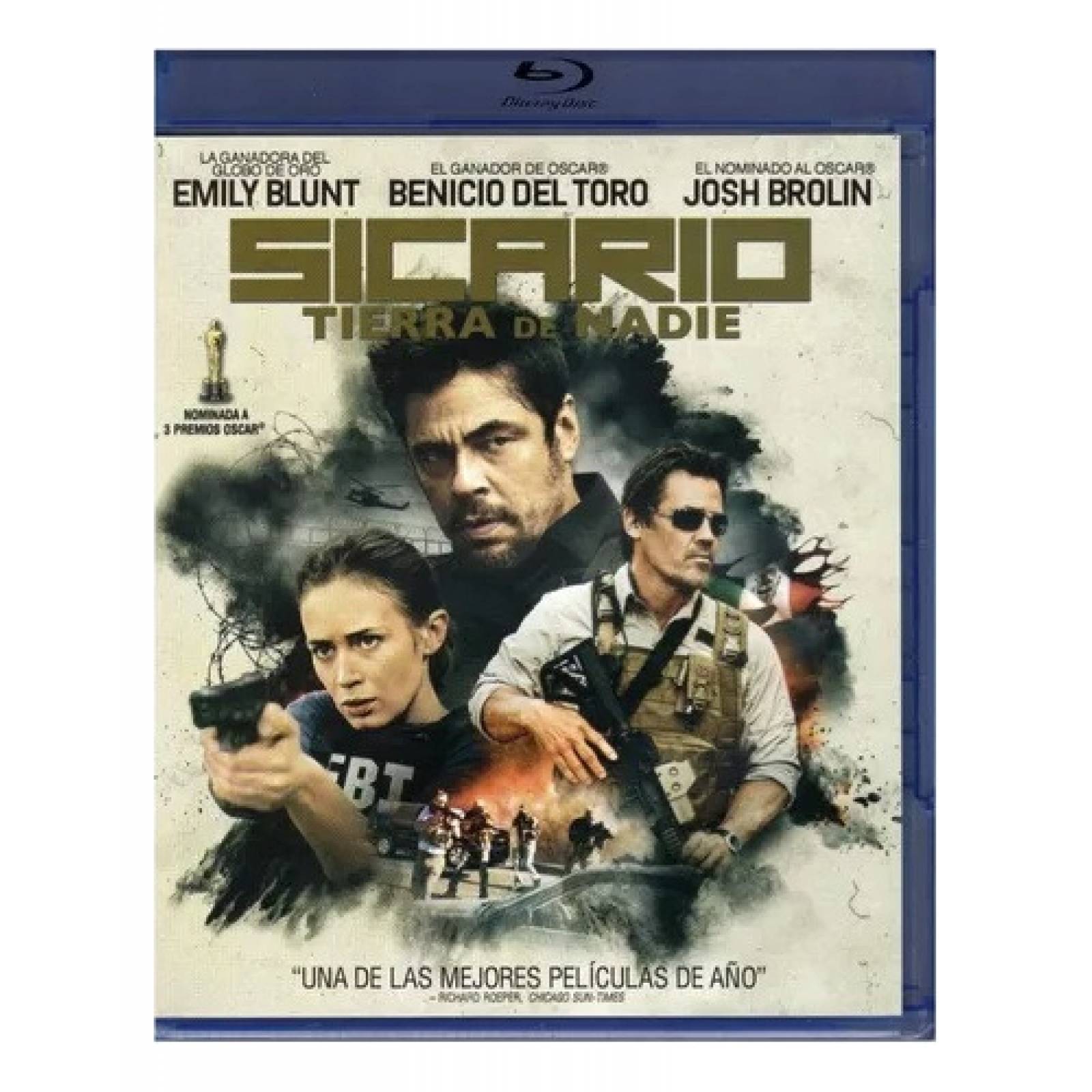 Sicario Benicio Del Toro Pelicula BluRay