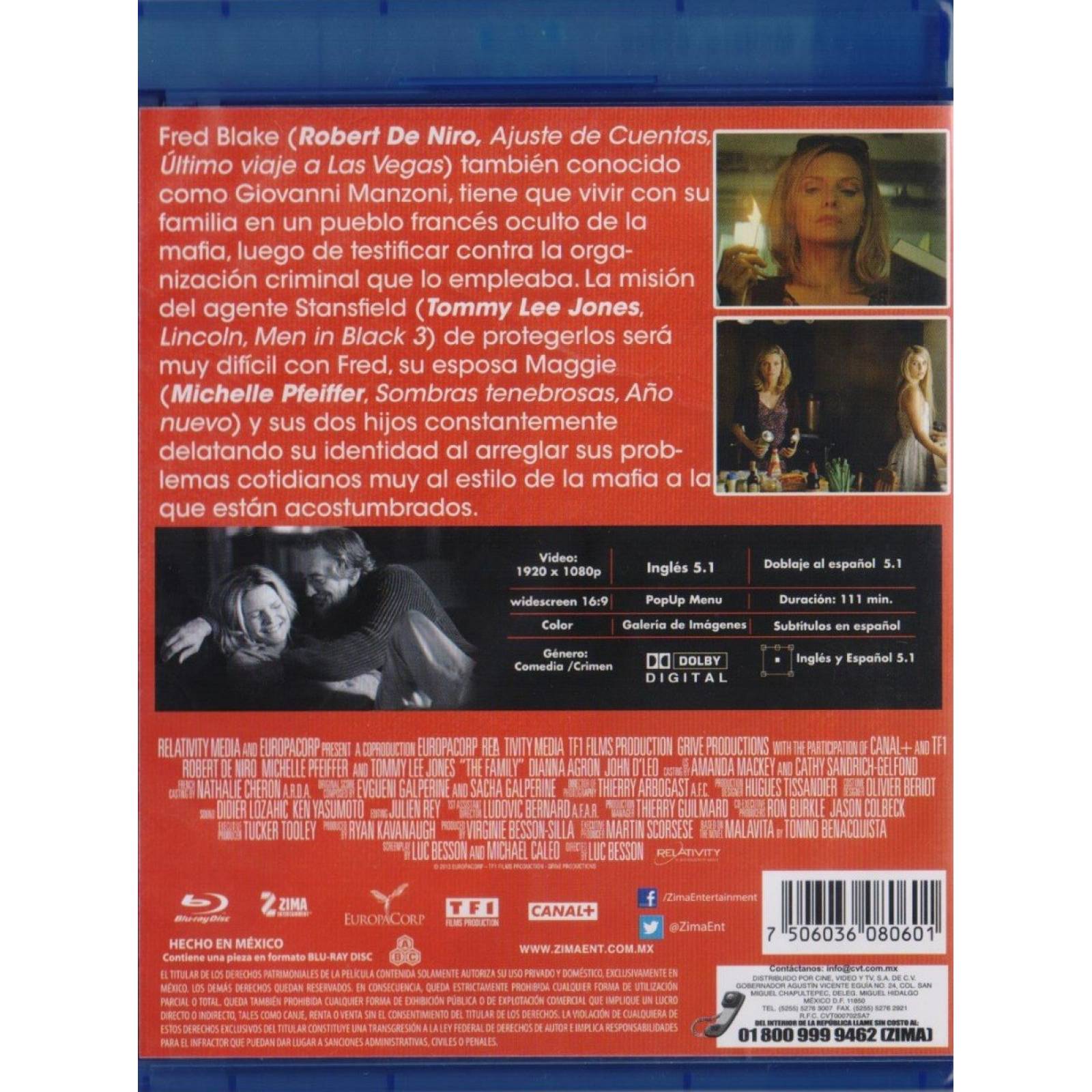 Una Familia Peligrosa Malavita Pelicula Blu-ray