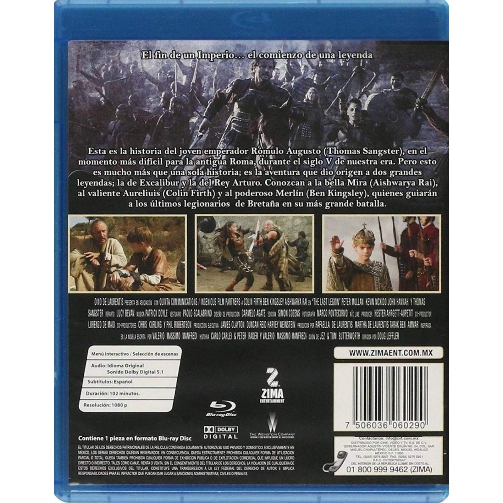 La Leyenda De Excalibur The Last Legion Pelicula Blu-ray