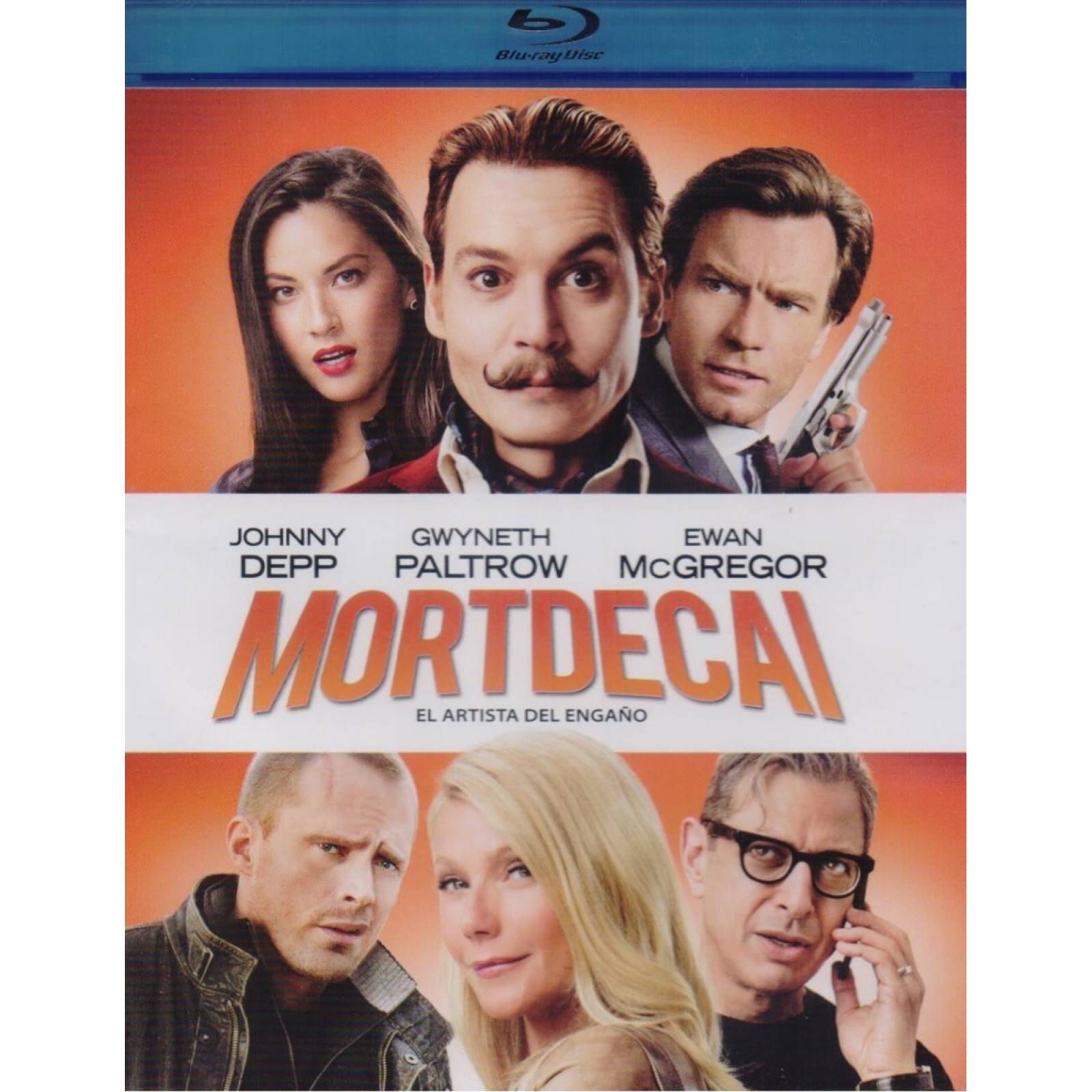 Mortdecai El Artista Del Engaño Johnny Depp Pelicula Blu-ray