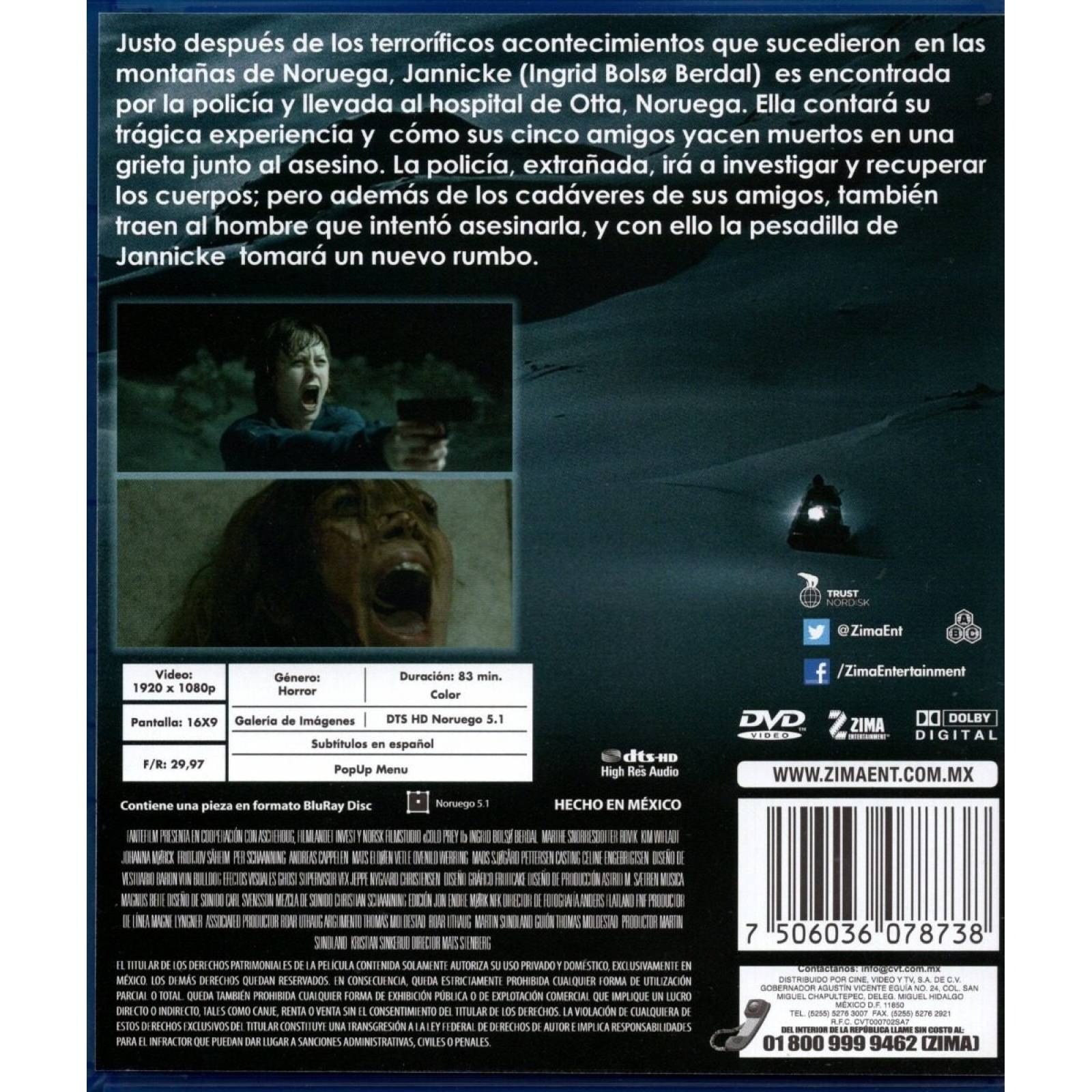 Escalofrio 2 Dos Cold Prey Ii Stenberg Pelicula Blu-ray