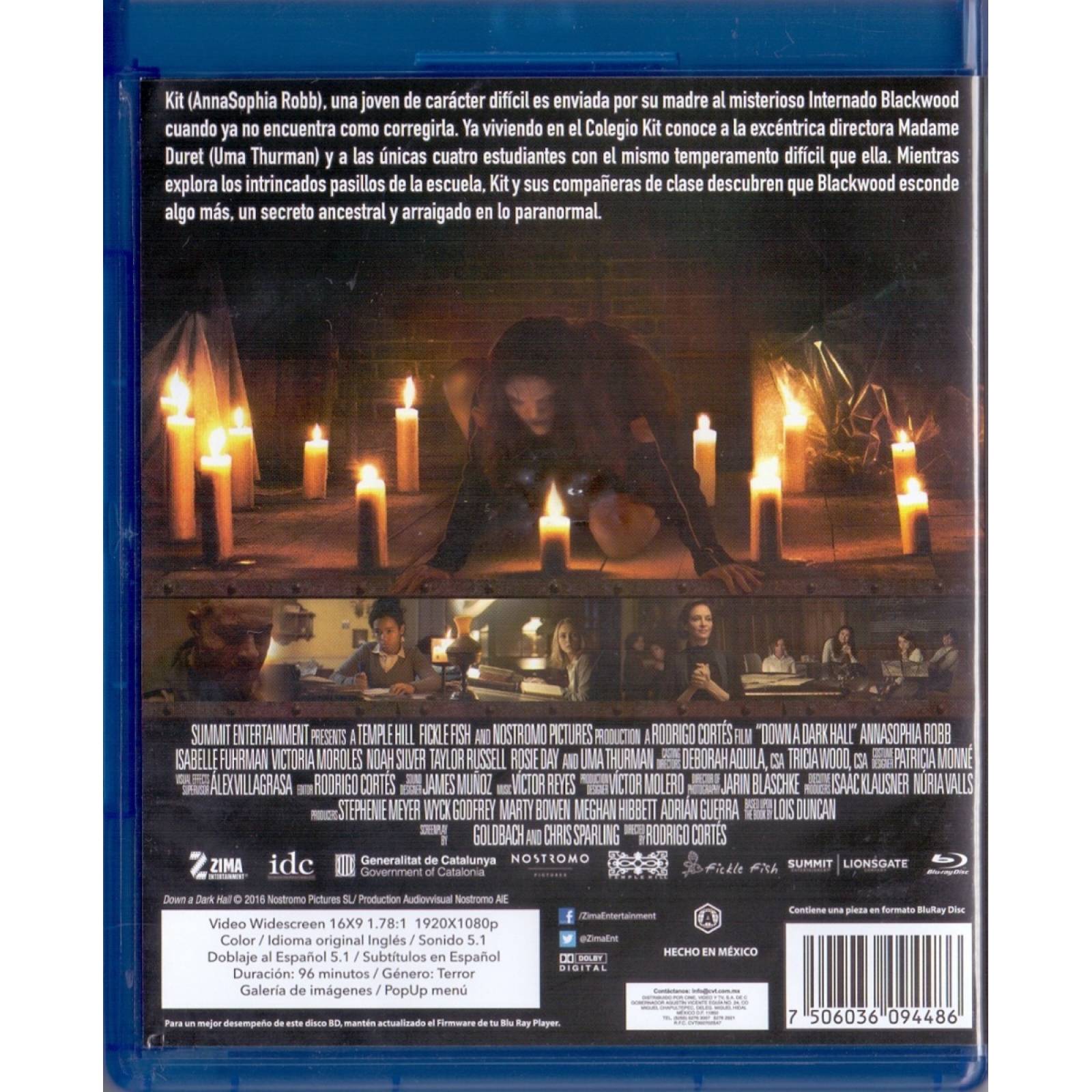 La Maldicion De Blackwood Uma Thurman Pelicula Blu-ray