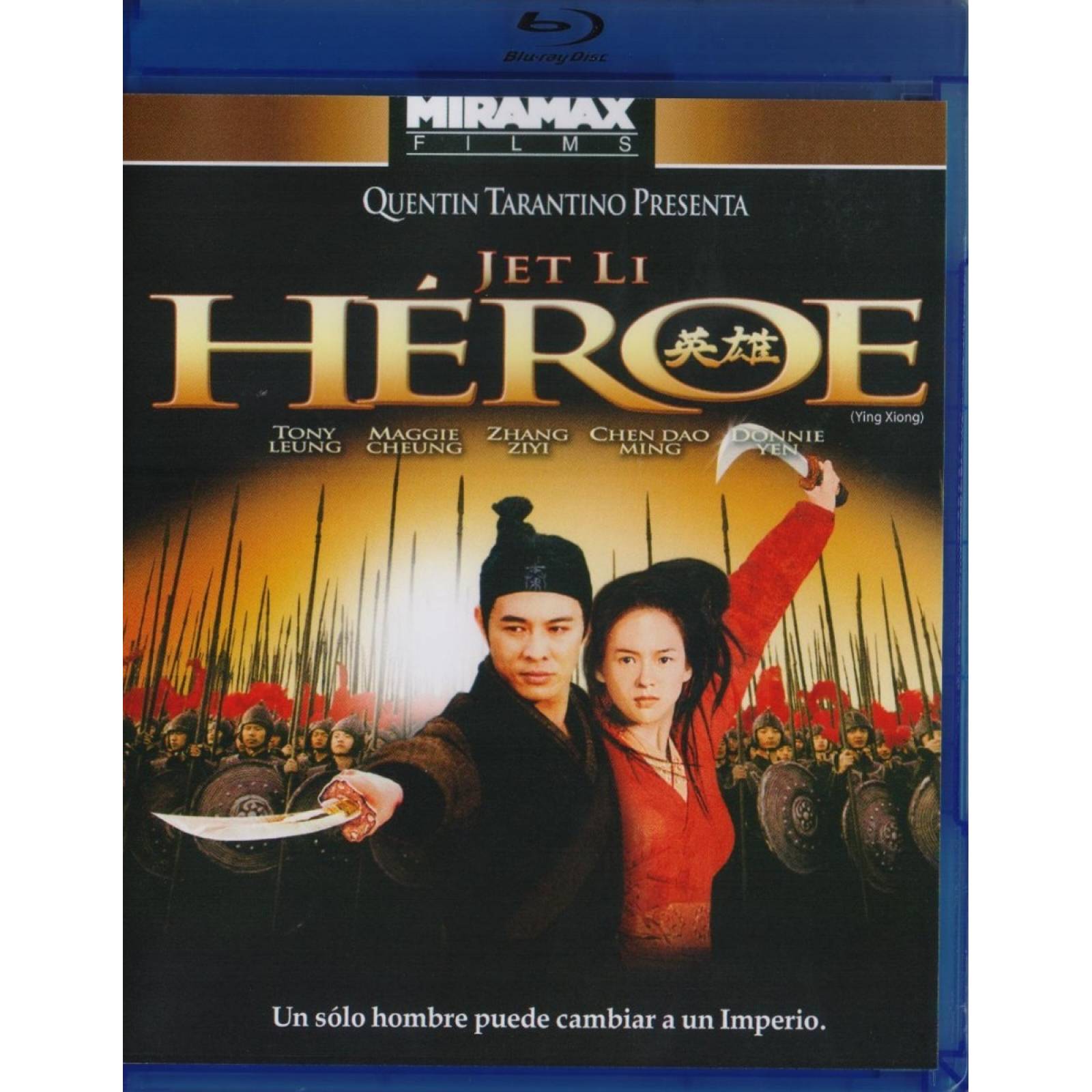 Heroe Ying Xiong Jet Li Quentin Tarantino Pelicula Blu-ra