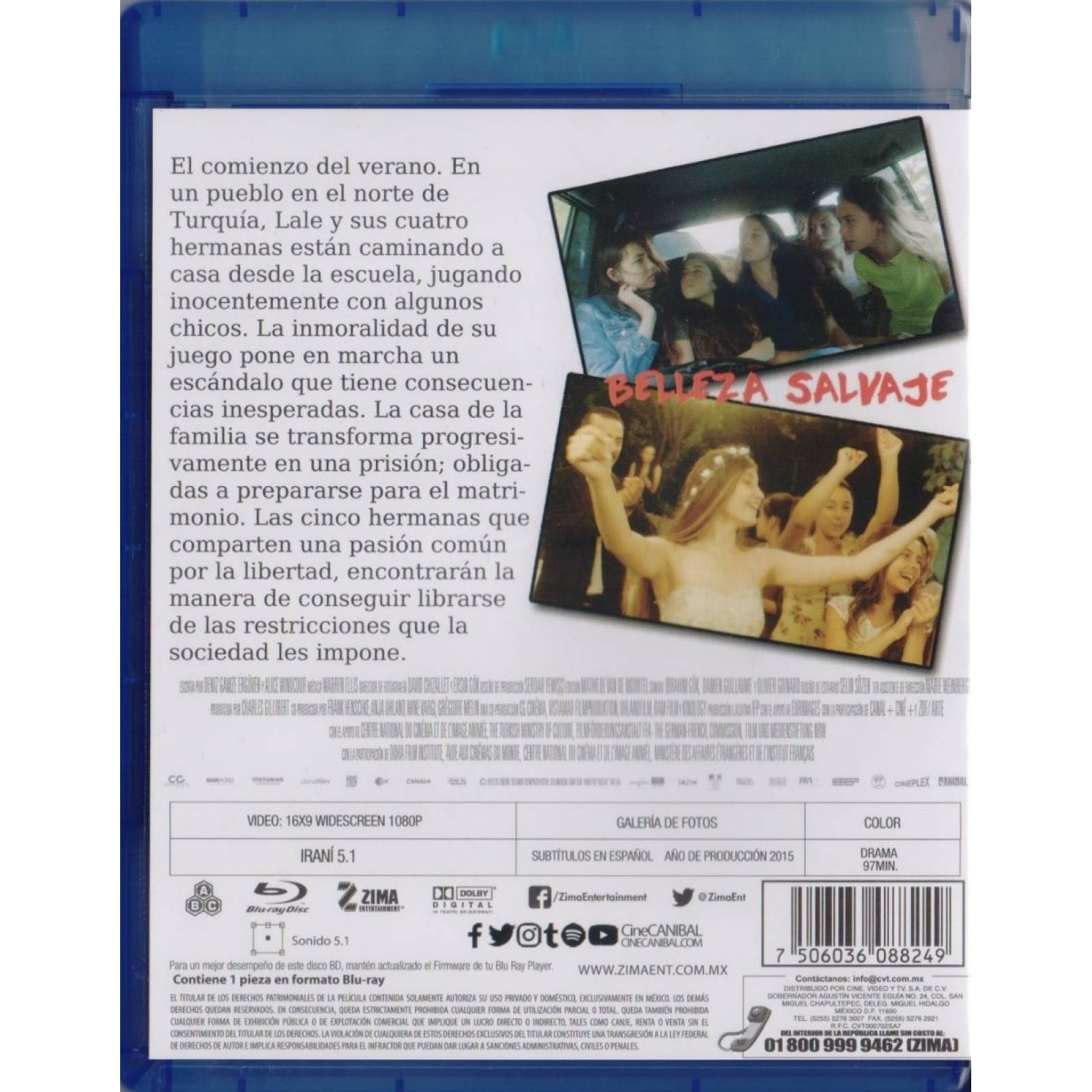 Mustang Deniz Gamze Pelicula Blu-ray