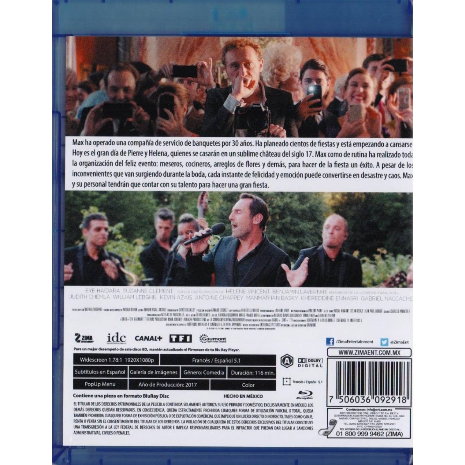 La Fiesta De La Vida Le Sens De La Fete Pelicula Blu-ray