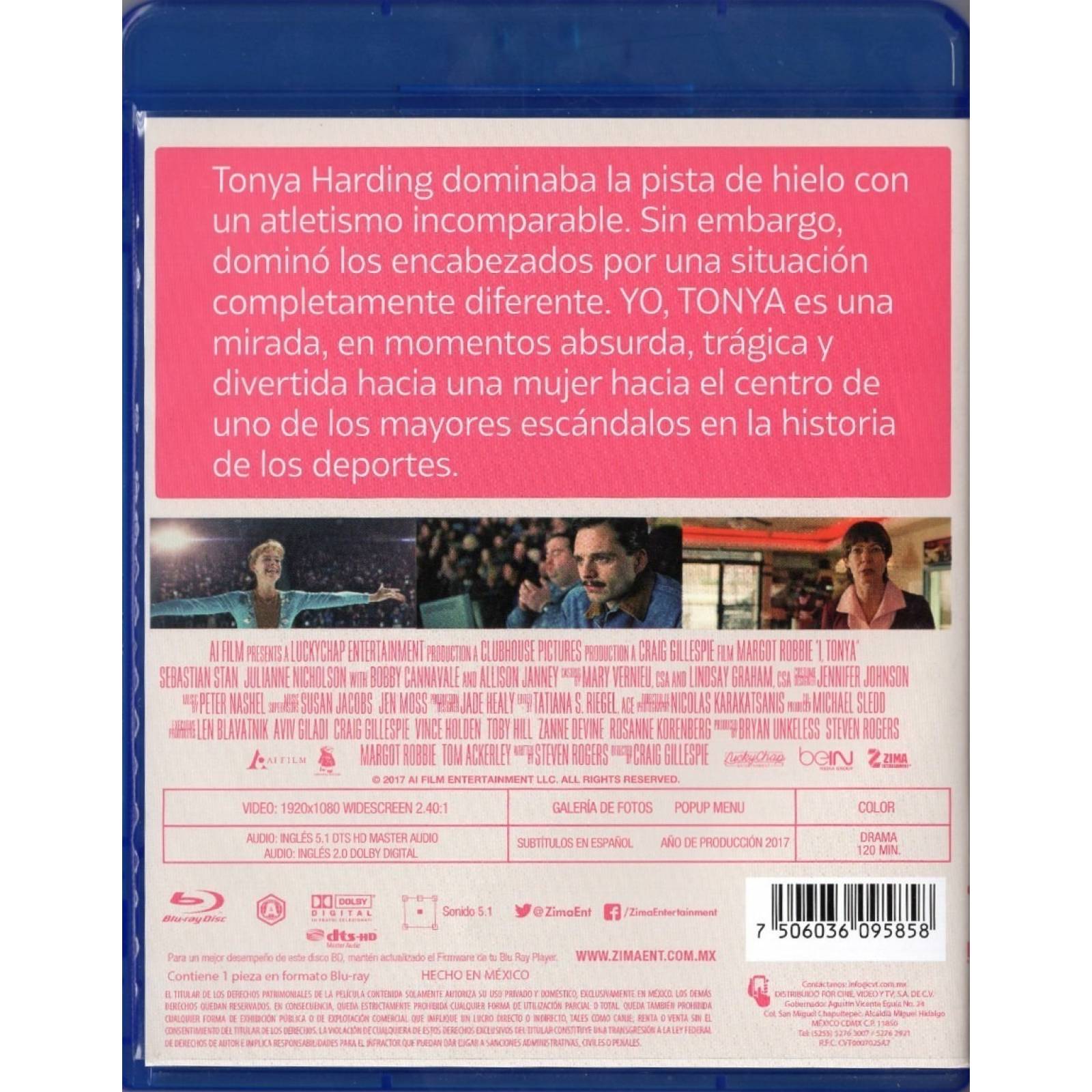 Yo Tonya , Robbie Margot Pelicula Blu-ray