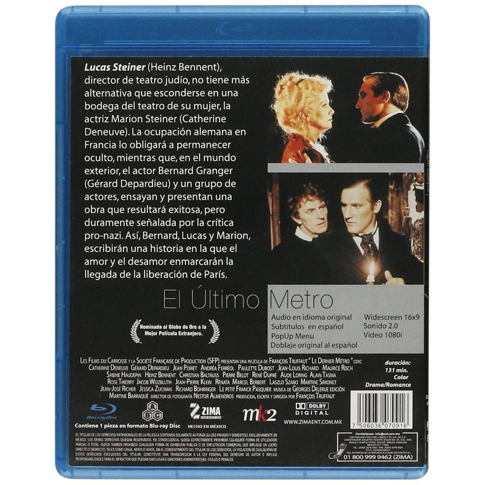 El Ultimo Metro Francois Truffaut Pelicula Blu-ray