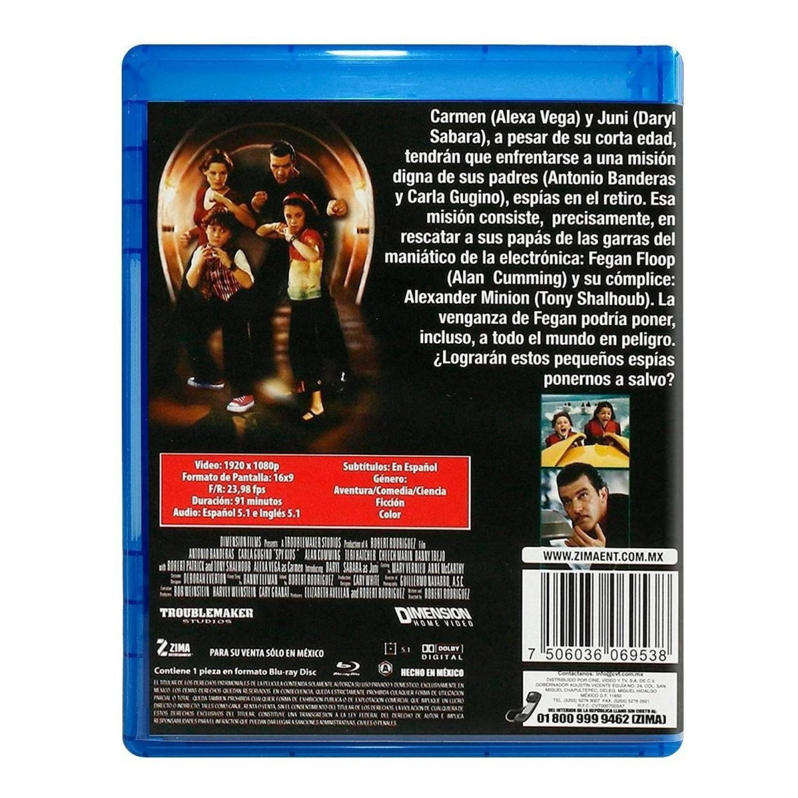 Mini Espias Antonio Banderas Pelicula Blu-ray