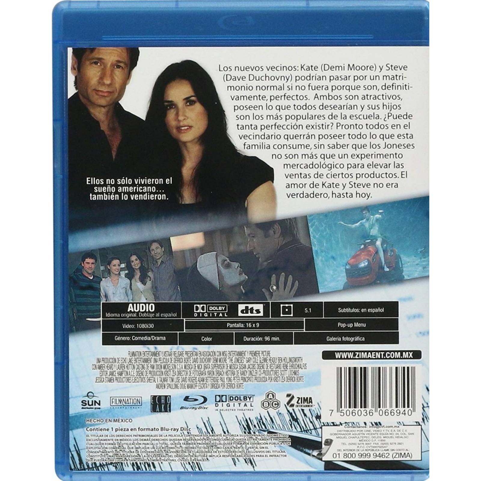 Amor Por Contrato The Joneses Demi Moore Pelicula Blu-ray
