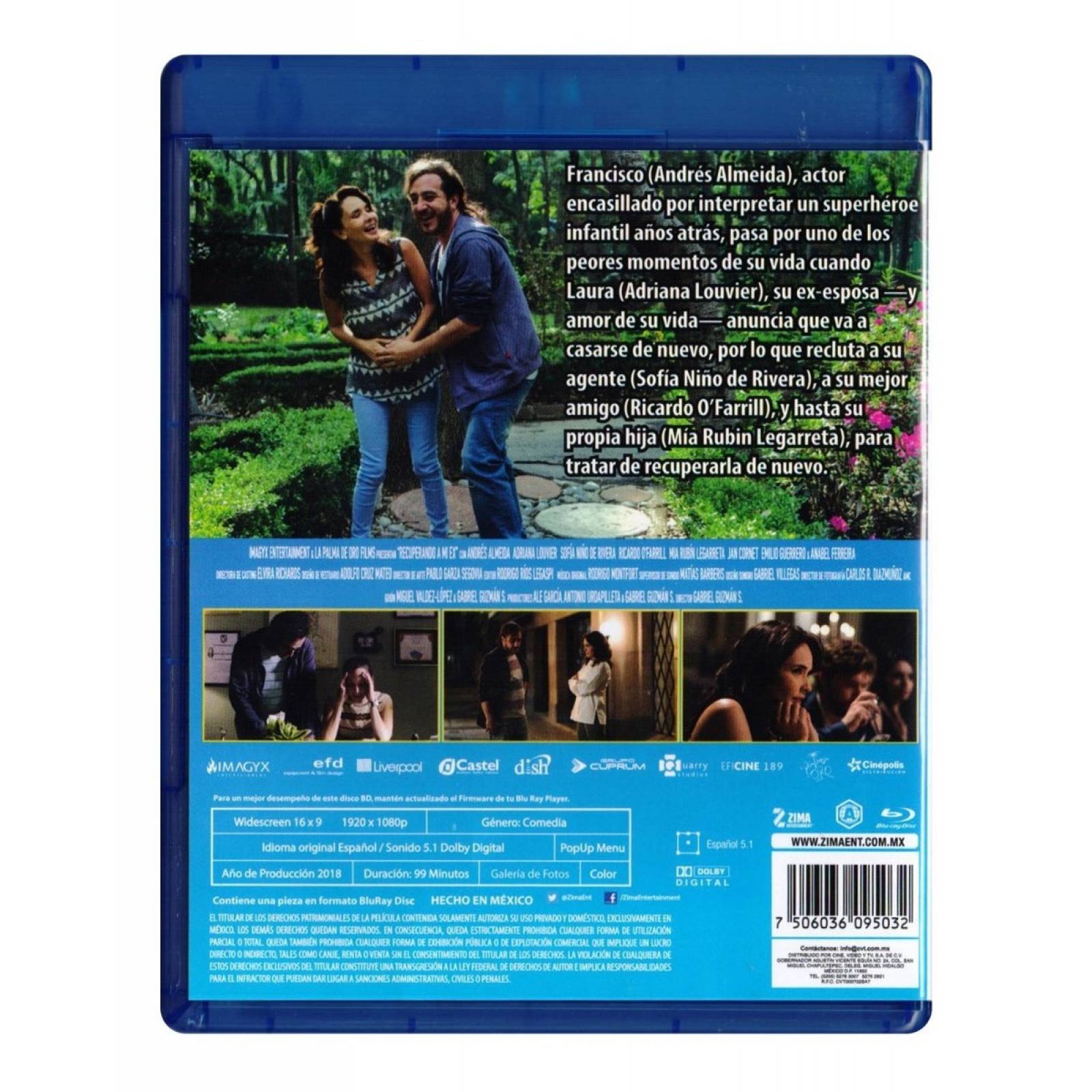 Recuperando A Mi Ex Adriana Louvier Pelicula BluRay