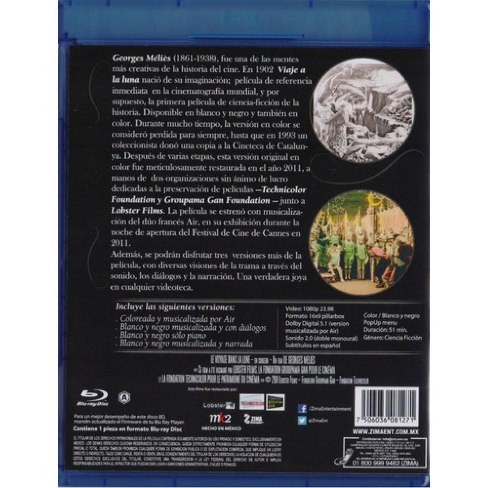 Viaje A La Luna Georges Melies Pelicula Blu-ray